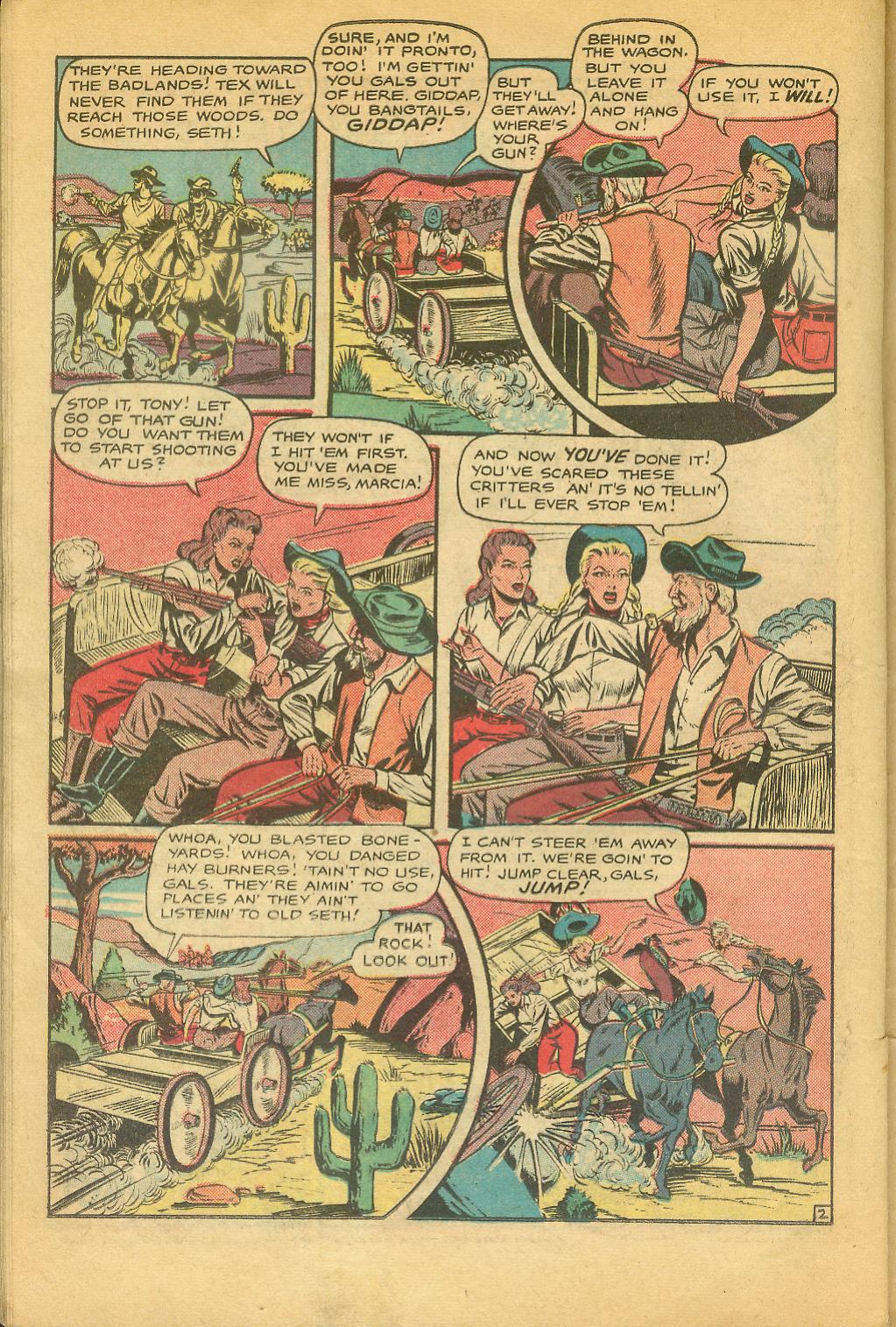 Read online Cowgirl Romances (1950) comic -  Issue #2 - 33