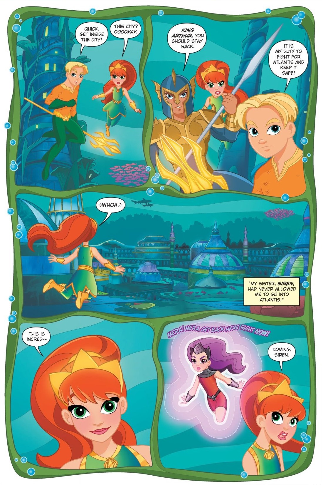 Read online DC Super Hero Girls: Search for Atlantis comic -  Issue # TPB - 8