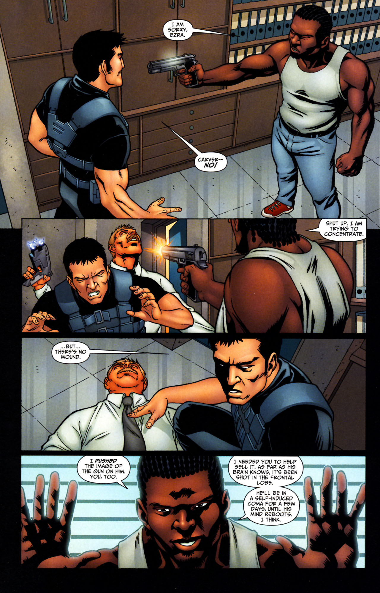 Read online Push comic -  Issue #4 - 4