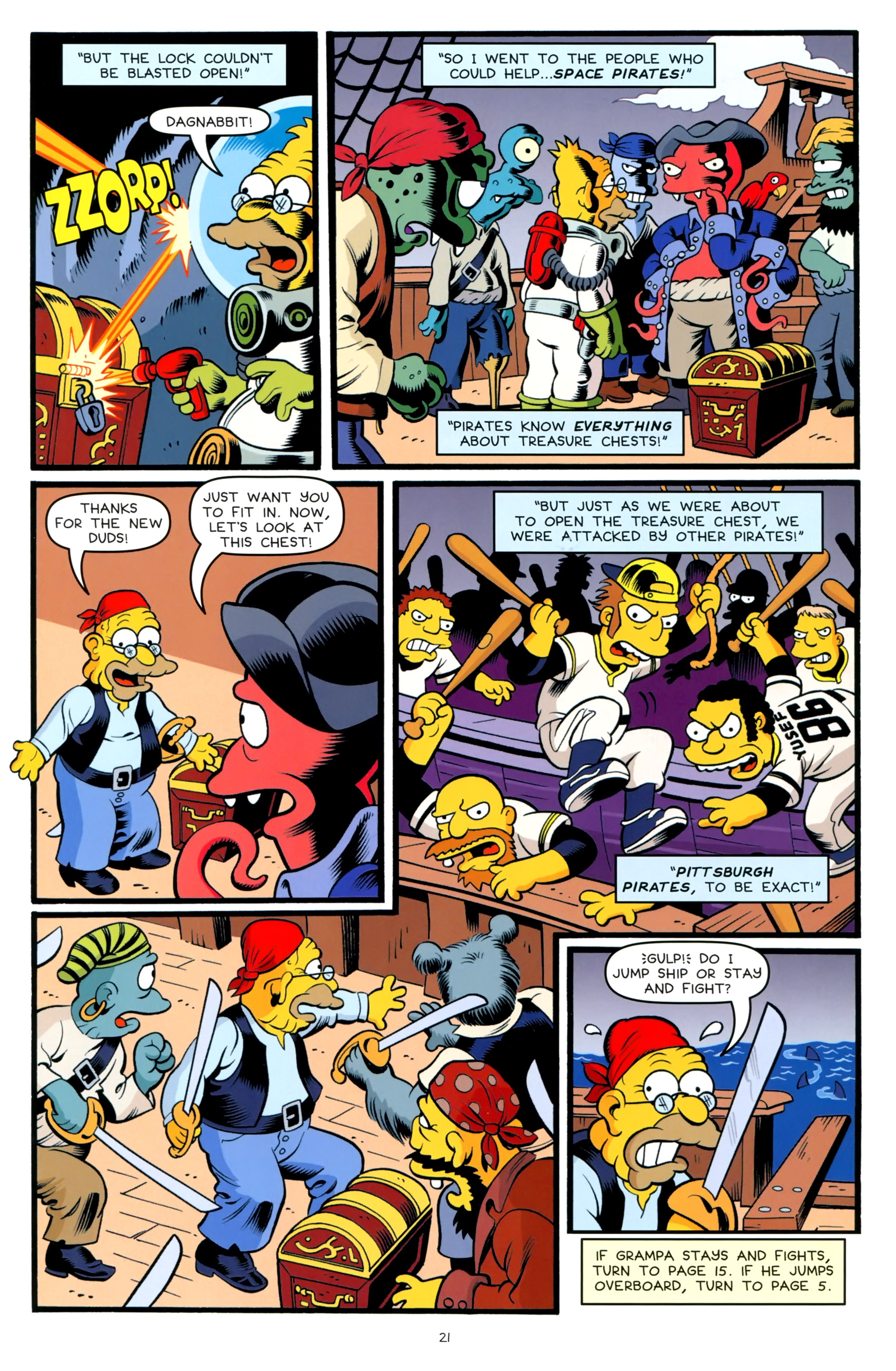 Read online Simpsons One-Shot Wonders: Grampa comic -  Issue # Full - 23