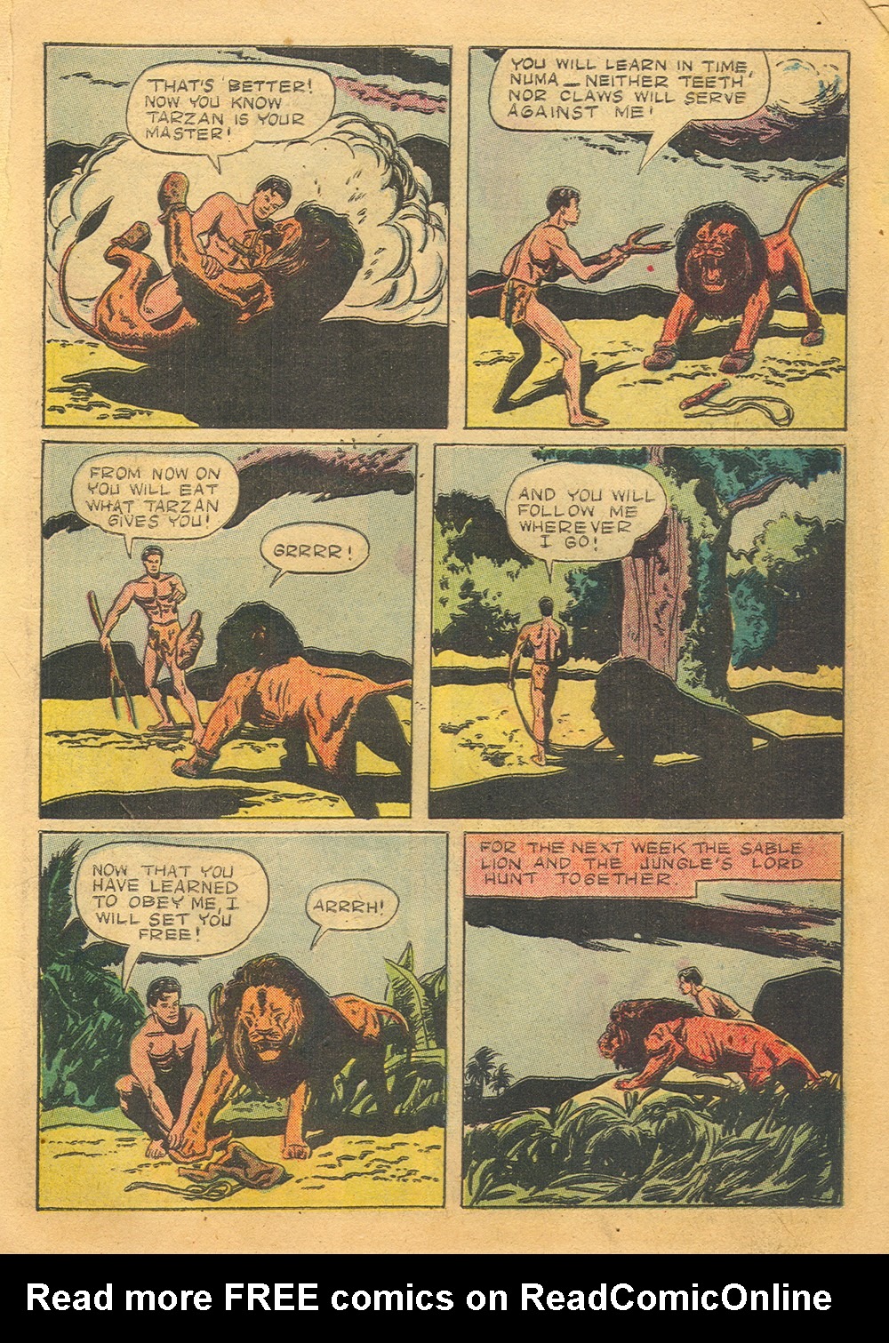 Read online Tarzan (1948) comic -  Issue #11 - 9