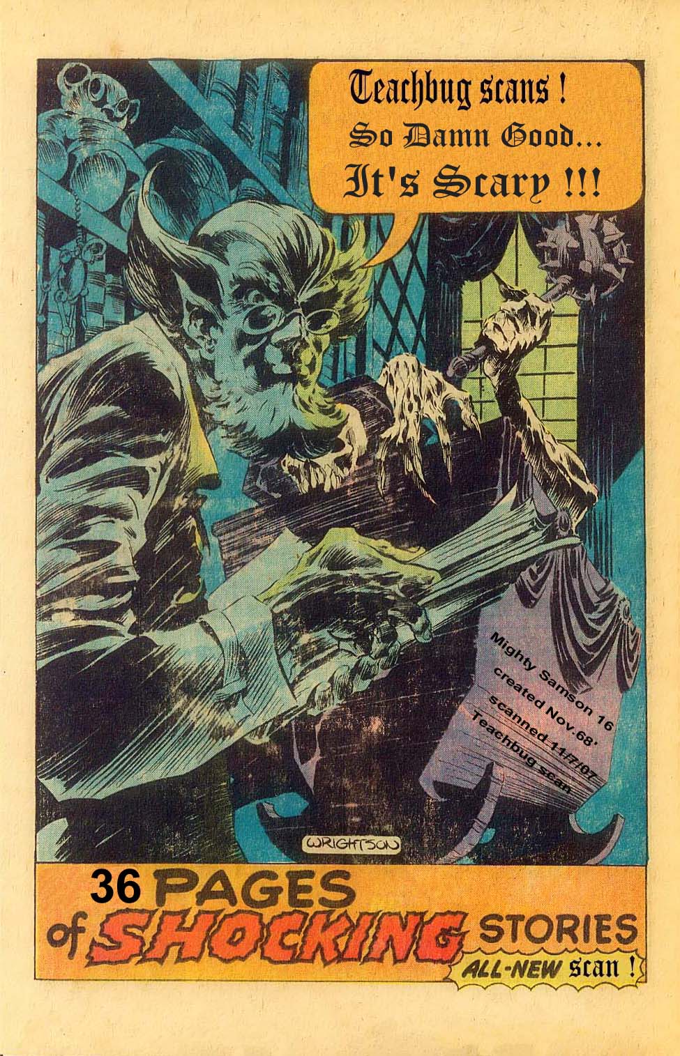 Read online Mighty Samson (1964) comic -  Issue #16 - 1