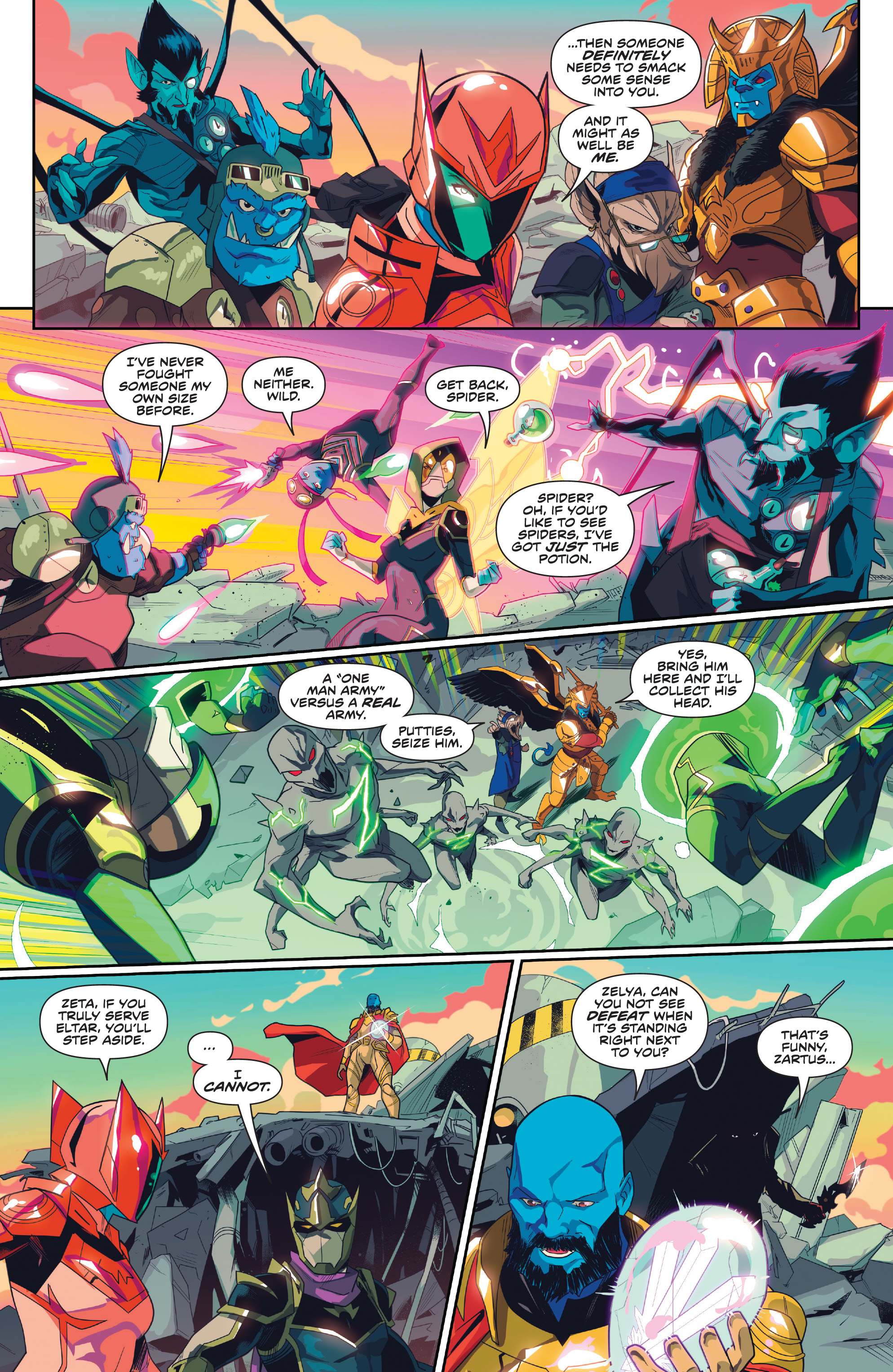 Read online Mighty Morphin comic -  Issue #15 - 16