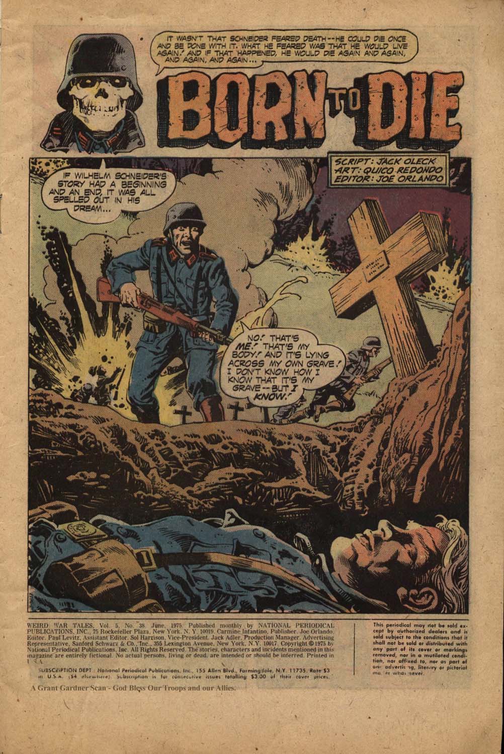 Read online Weird War Tales (1971) comic -  Issue #38 - 3
