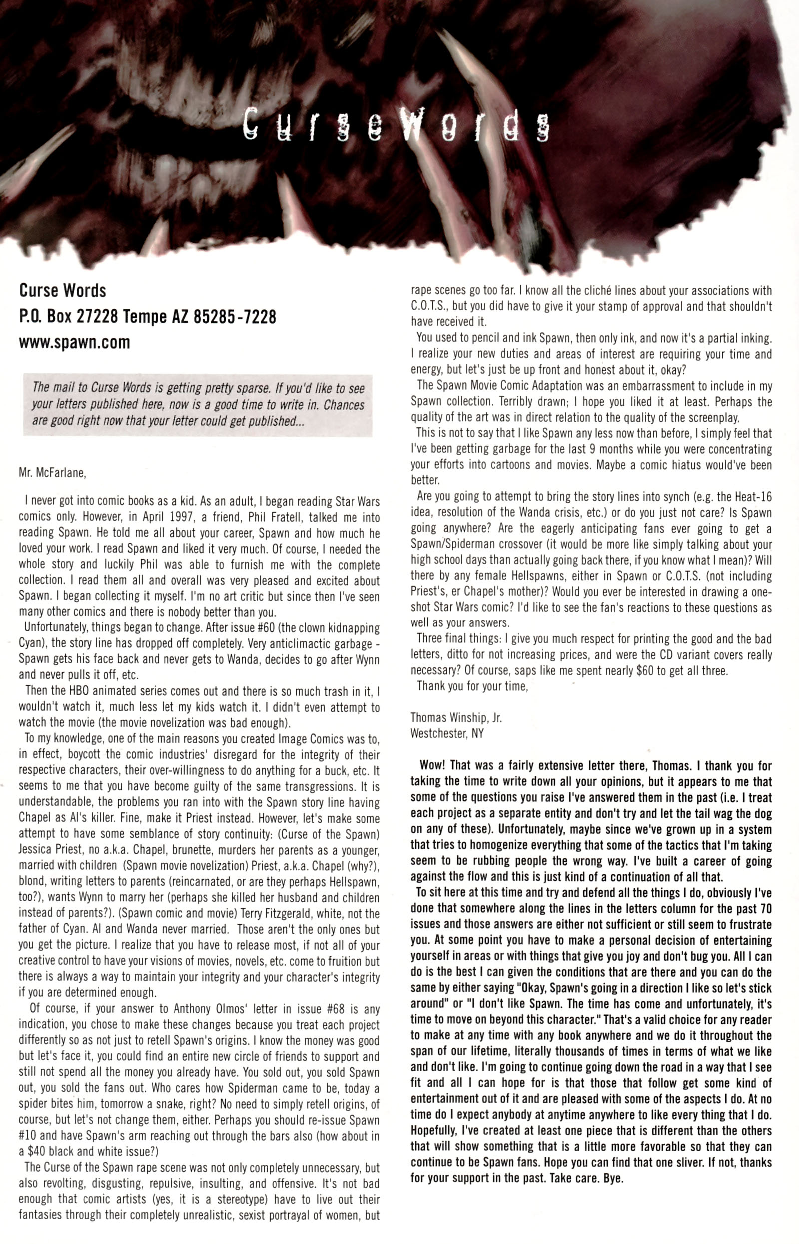 Read online Curse of the Spawn comic -  Issue #20 - 24