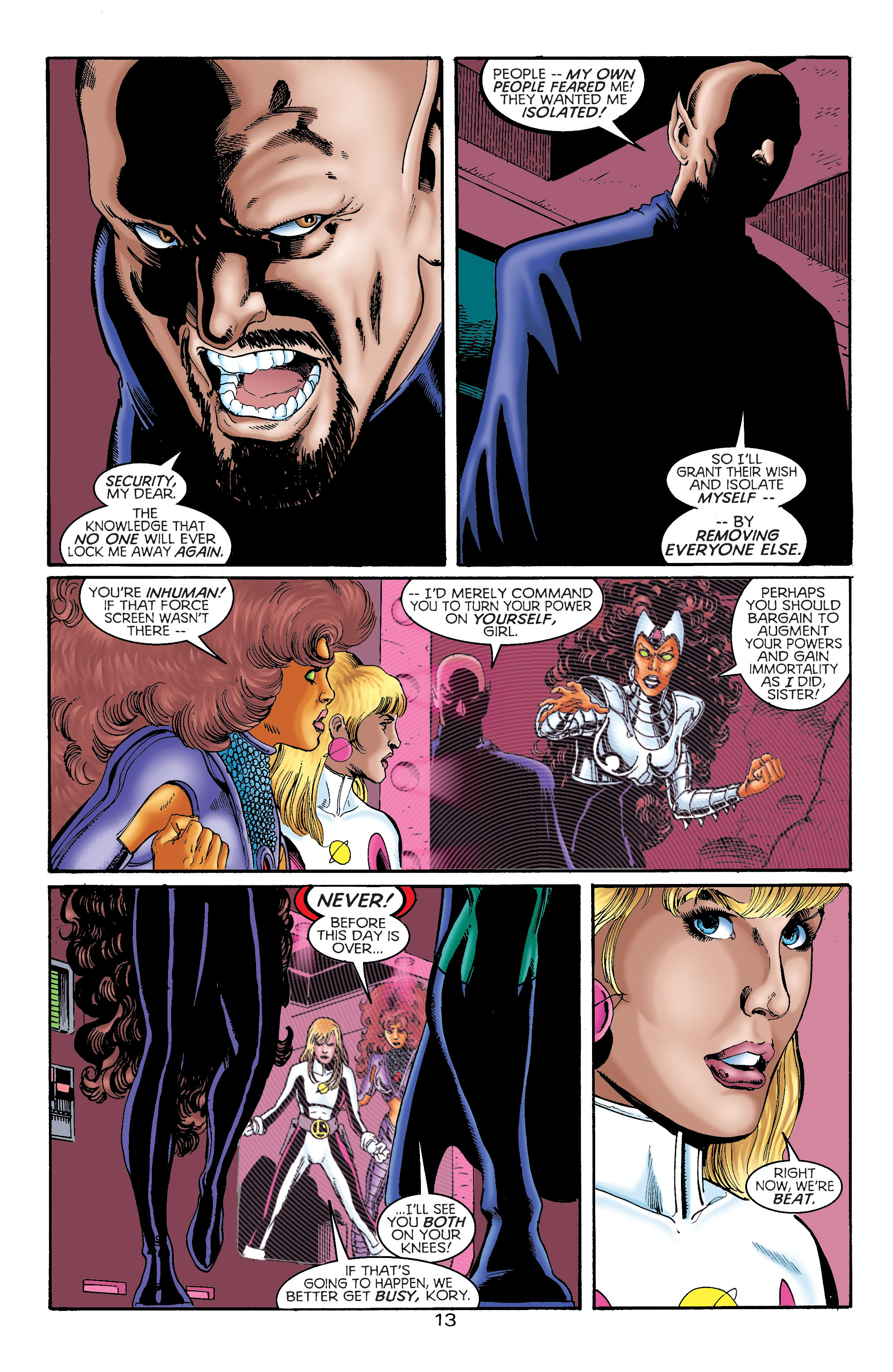 Read online Titans/Legion of Super-Heroes: Universe Ablaze comic -  Issue #4 - 15