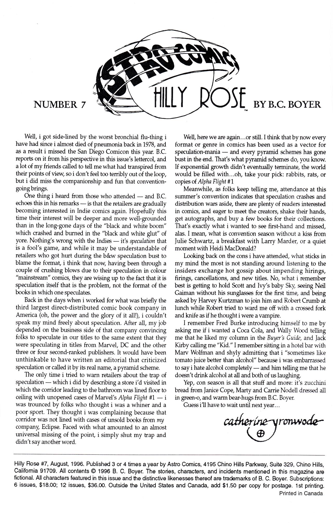 Read online Hilly Rose comic -  Issue #7 - 2