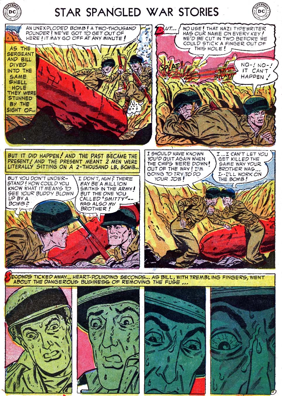 Read online Star Spangled War Stories (1952) comic -  Issue #13 - 14