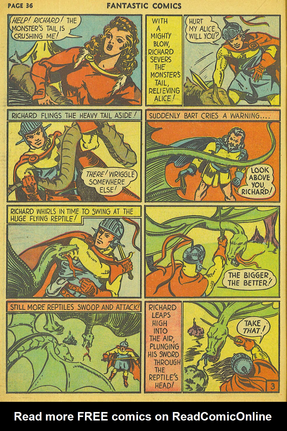 Read online Fantastic Comics comic -  Issue #15 - 29