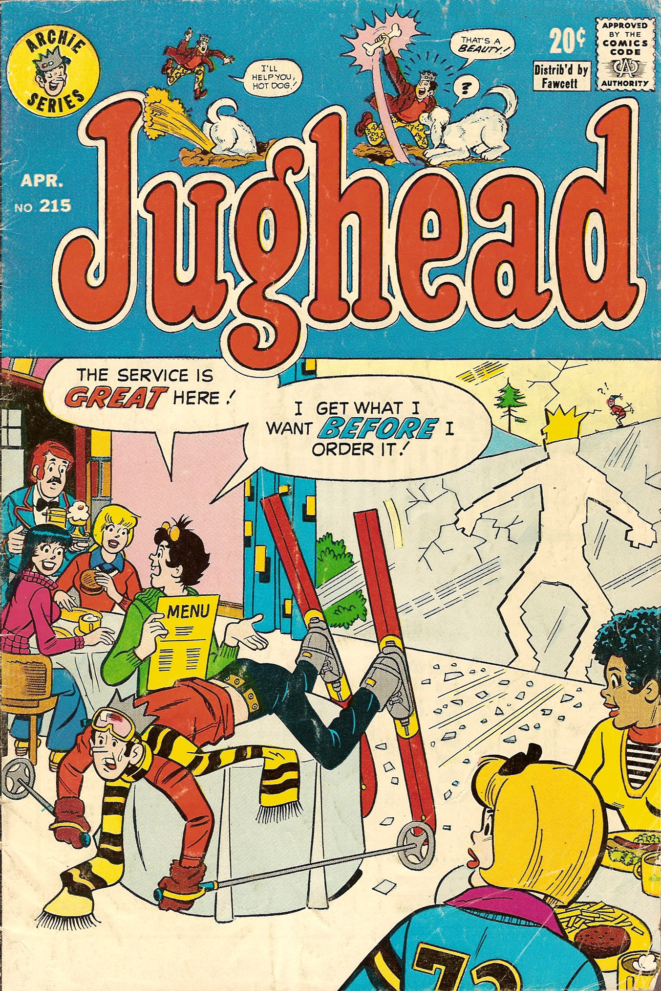 Read online Jughead (1965) comic -  Issue #215 - 1