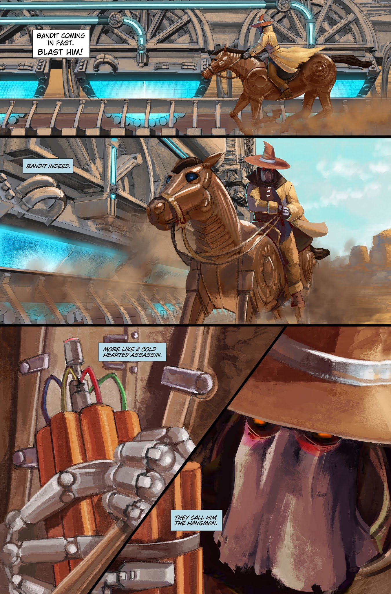 Read online Robot Western comic -  Issue #1 - 8