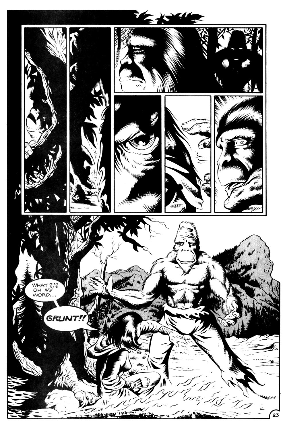 Read online Planet of the Apes (1990) comic -  Issue #9 - 25