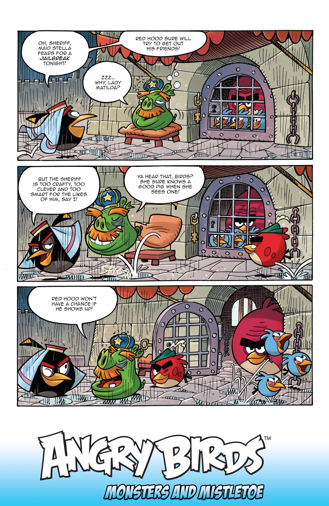 Read online Angry Birds Comics Quarterly comic -  Issue # Issue Monsters and Mistletoe - 32