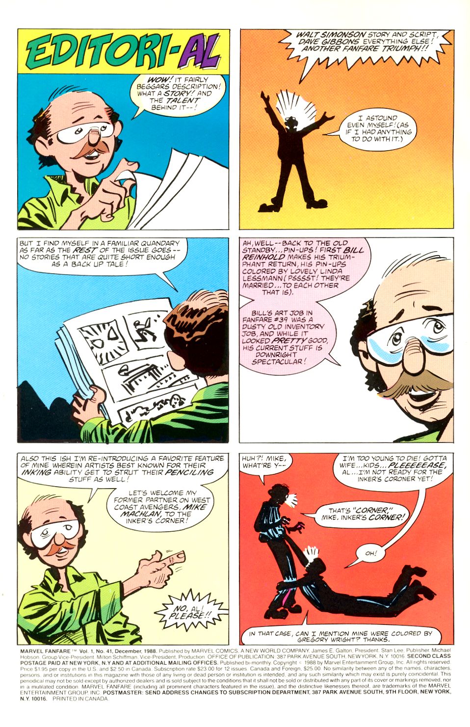 Read online Marvel Fanfare (1982) comic -  Issue #41 - 2