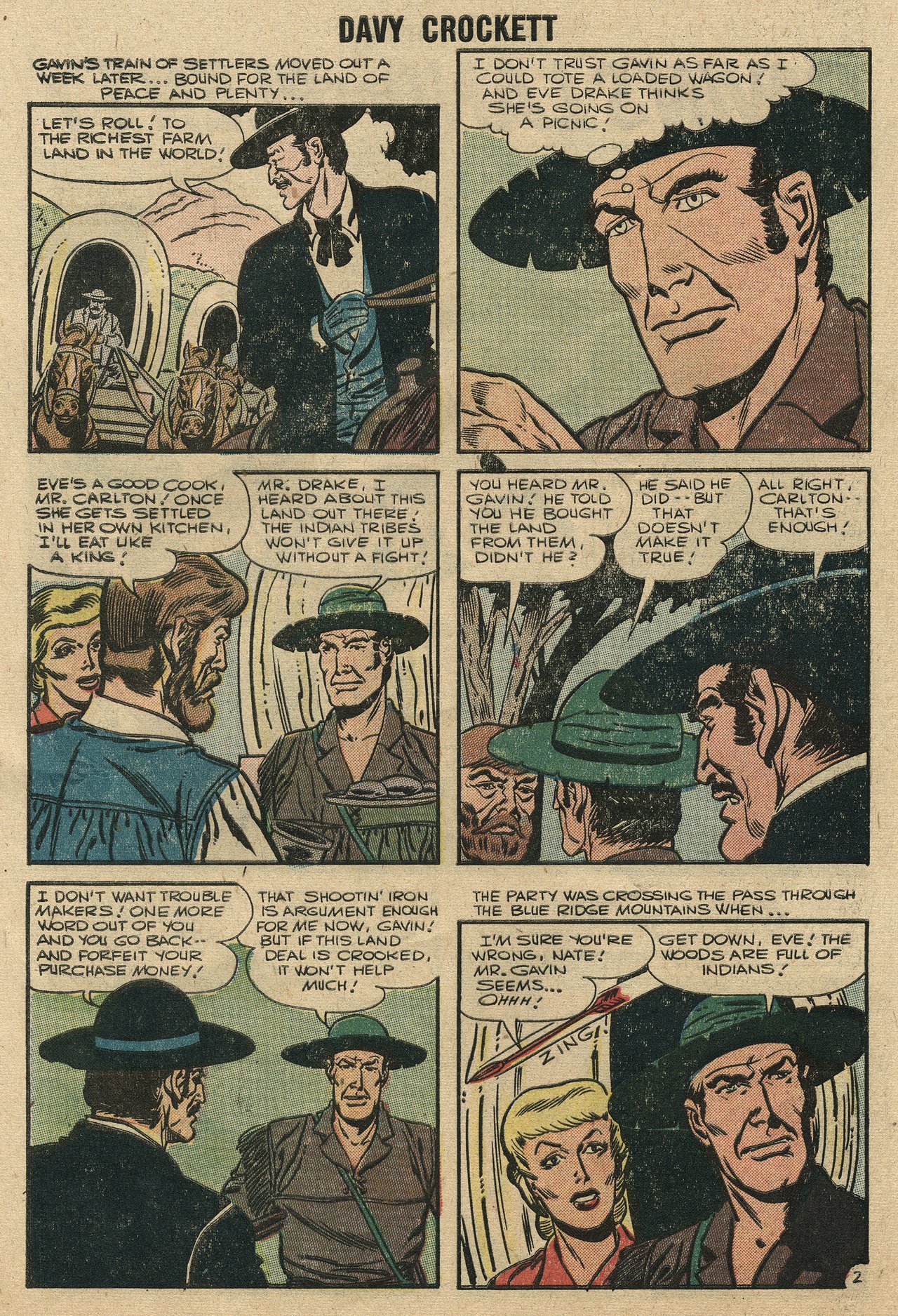 Read online Davy Crockett comic -  Issue #7 - 28
