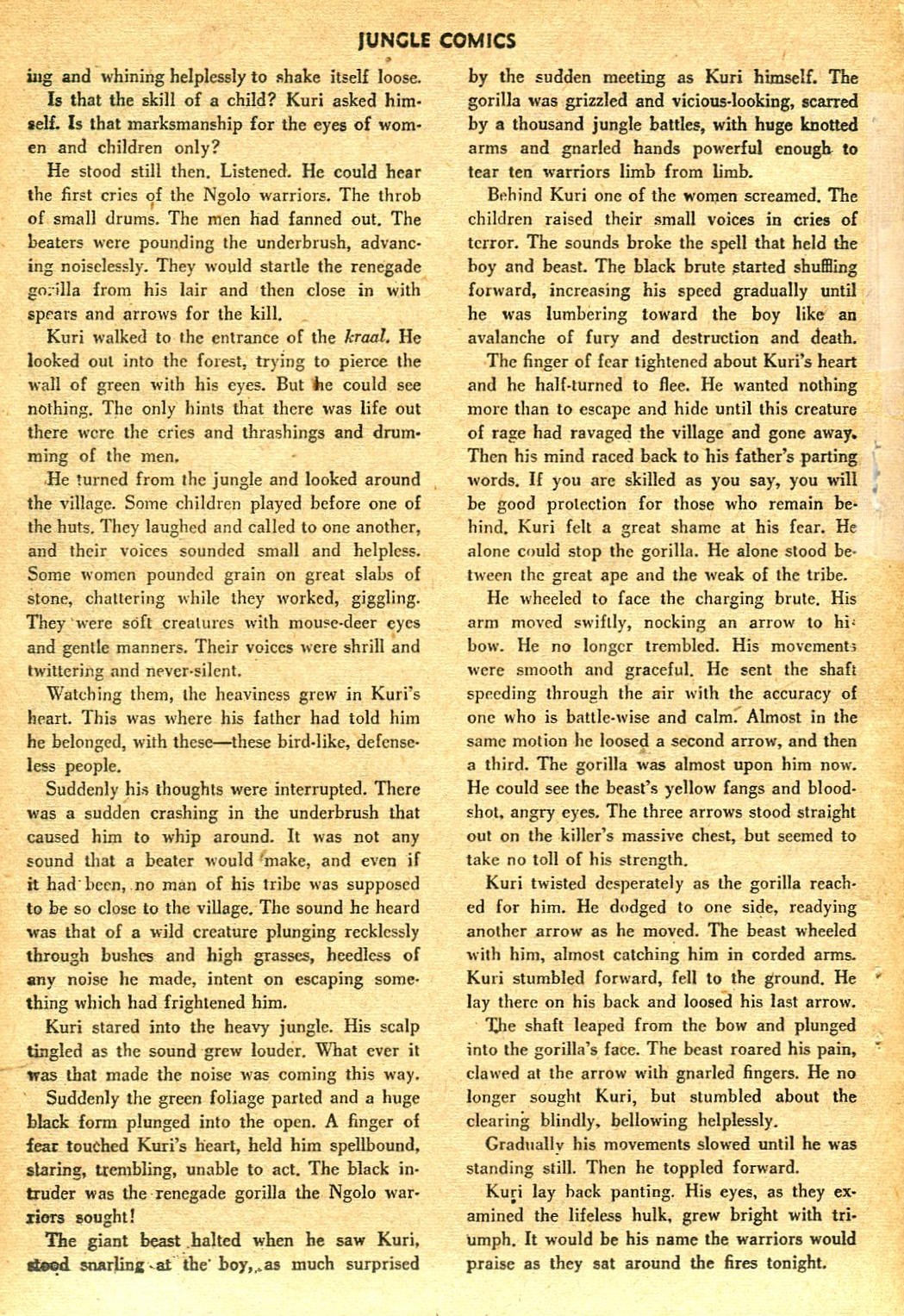 Read online Jungle Comics comic -  Issue #76 - 35