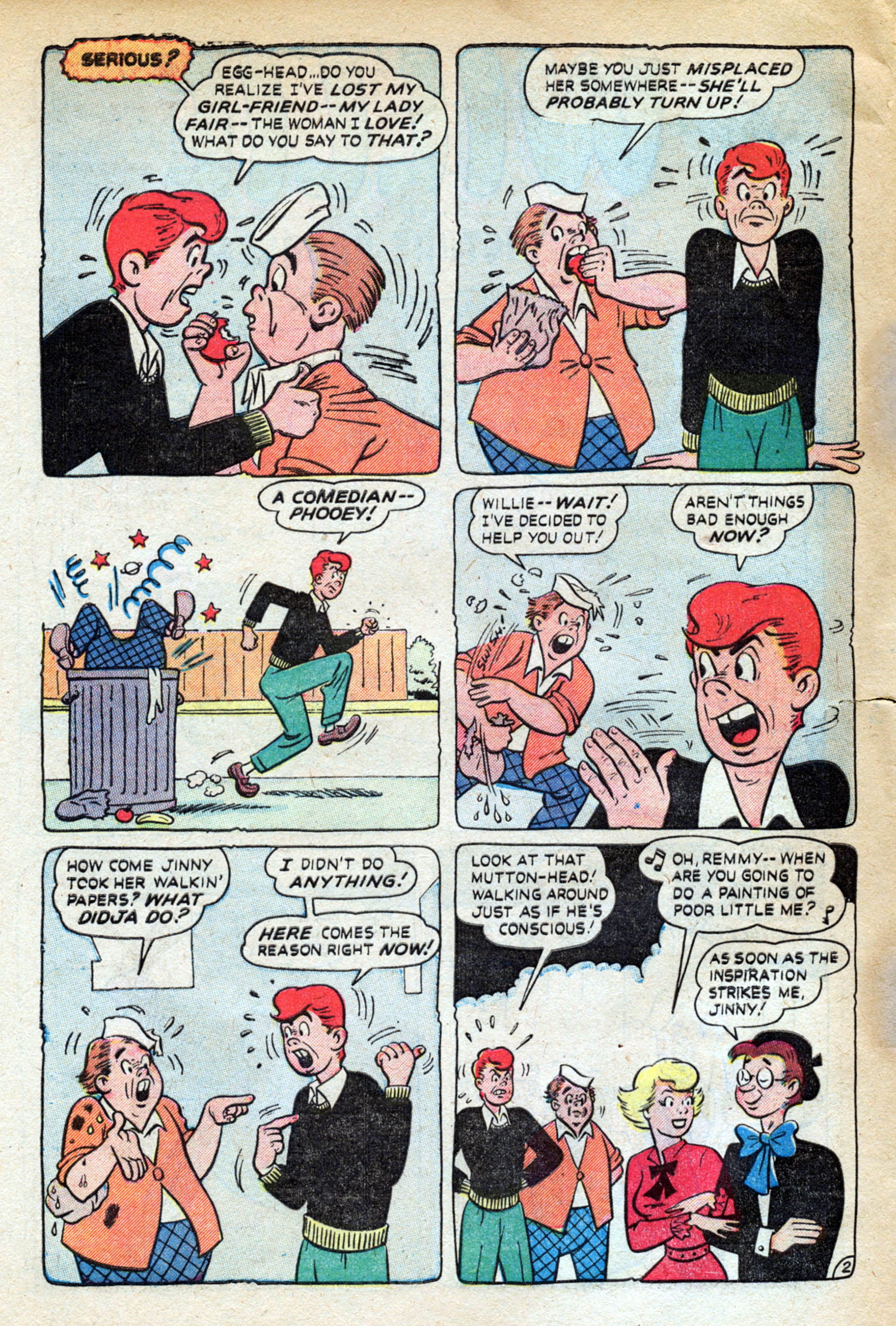 Read online Willie Comics (1950) comic -  Issue #22 - 42