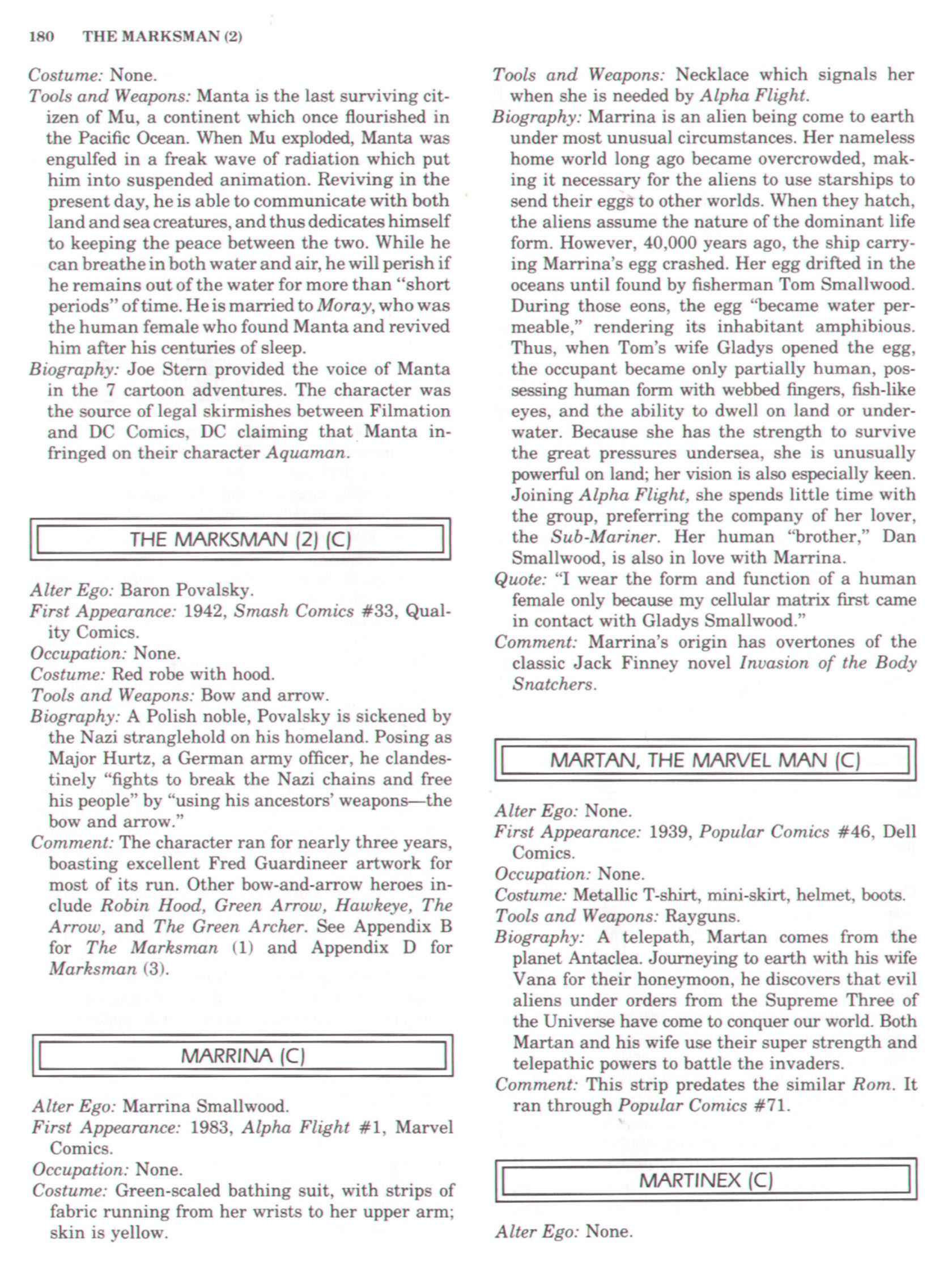 Read online The Encyclopedia of Superheroes comic -  Issue # TPB (Part 3) - 8