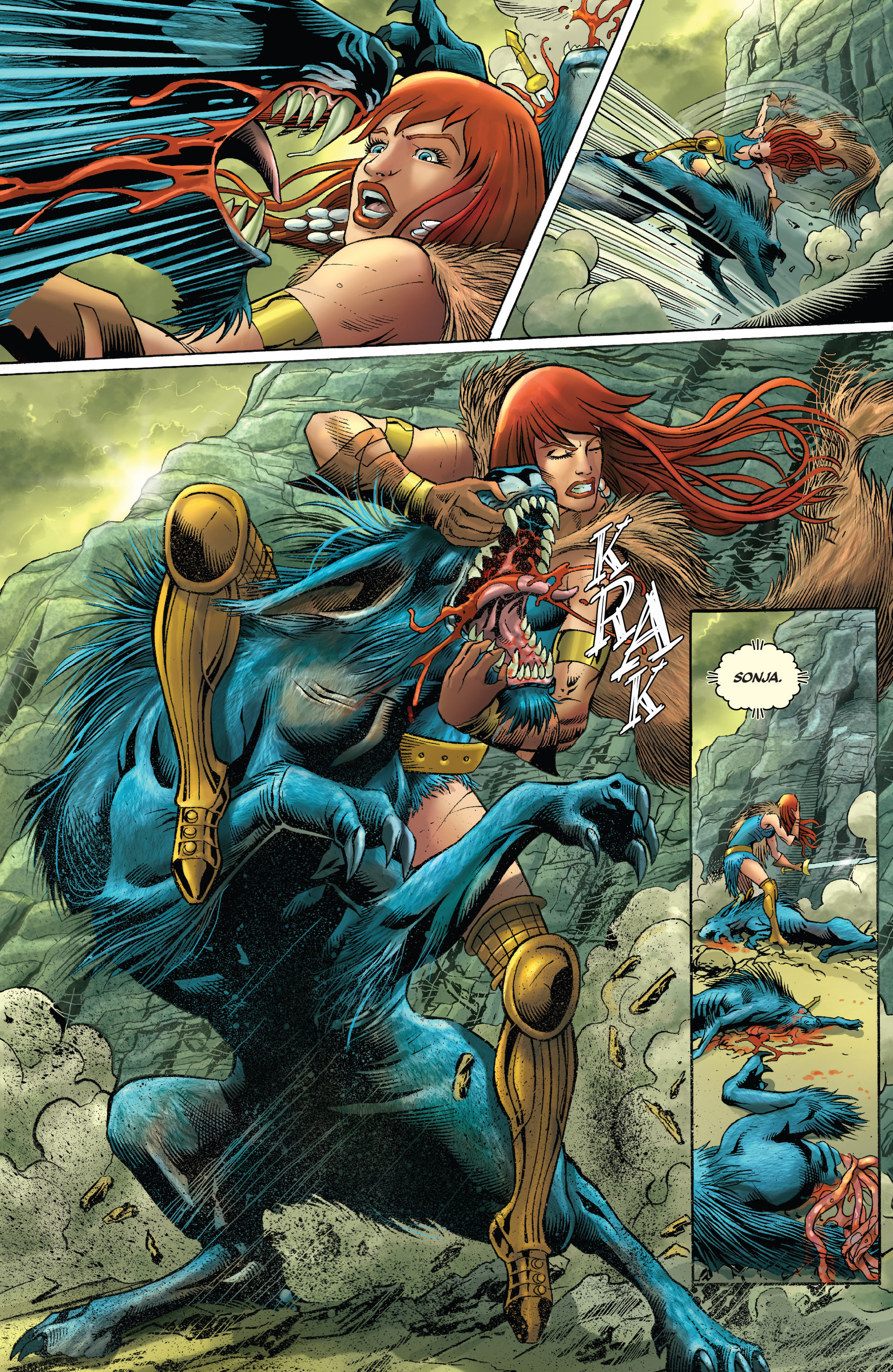 Read online Red Sonja: Unchained comic -  Issue #4 - 9