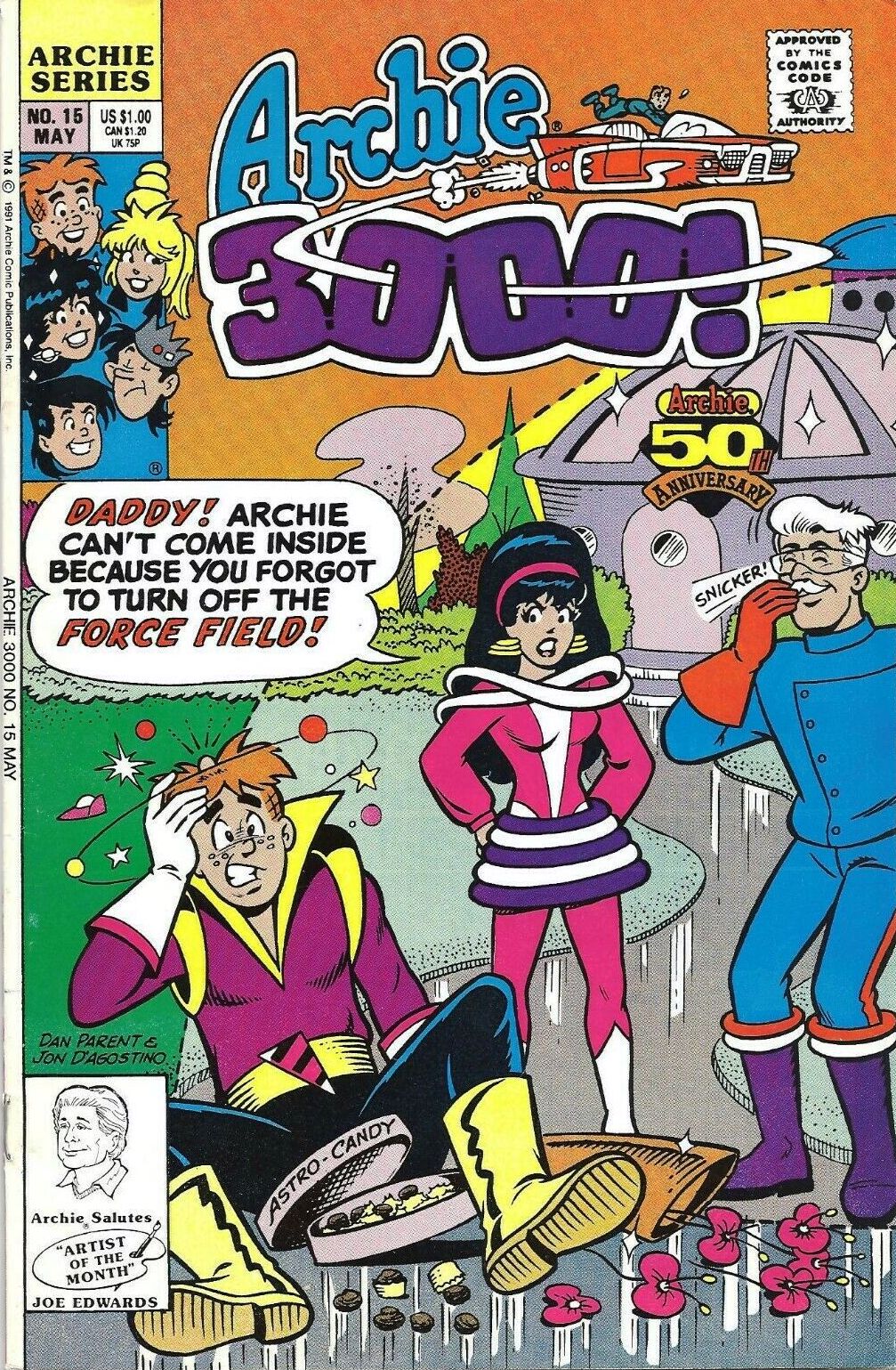 Read online Archie 3000! (1989) comic -  Issue #15 - 1