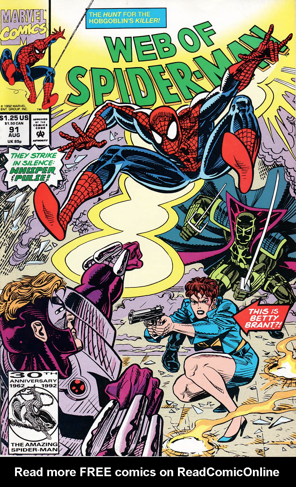 Read online Web of Spider-Man (1985) comic -  Issue #91 - 1