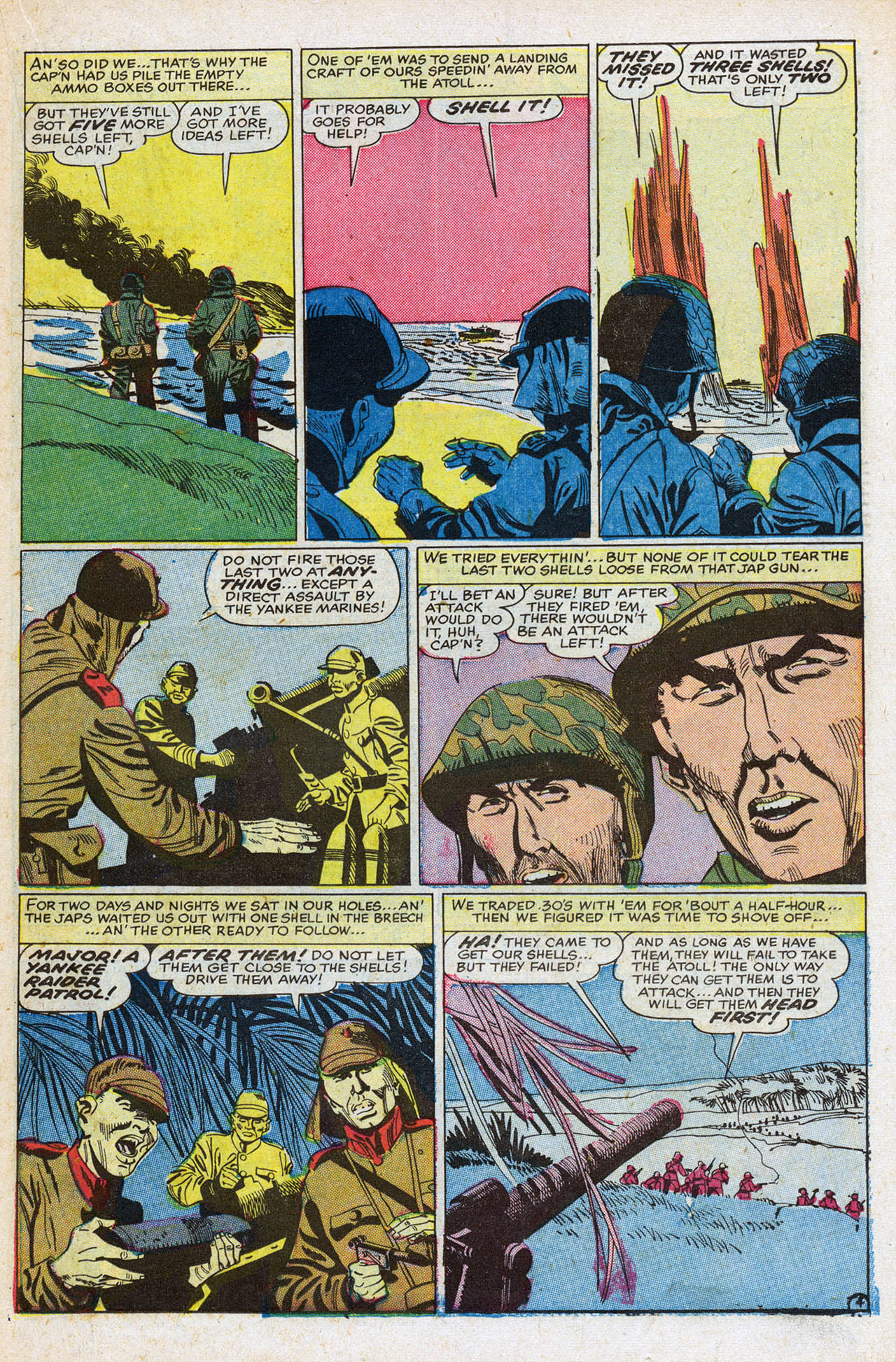 Read online Marines in Battle comic -  Issue #19 - 19
