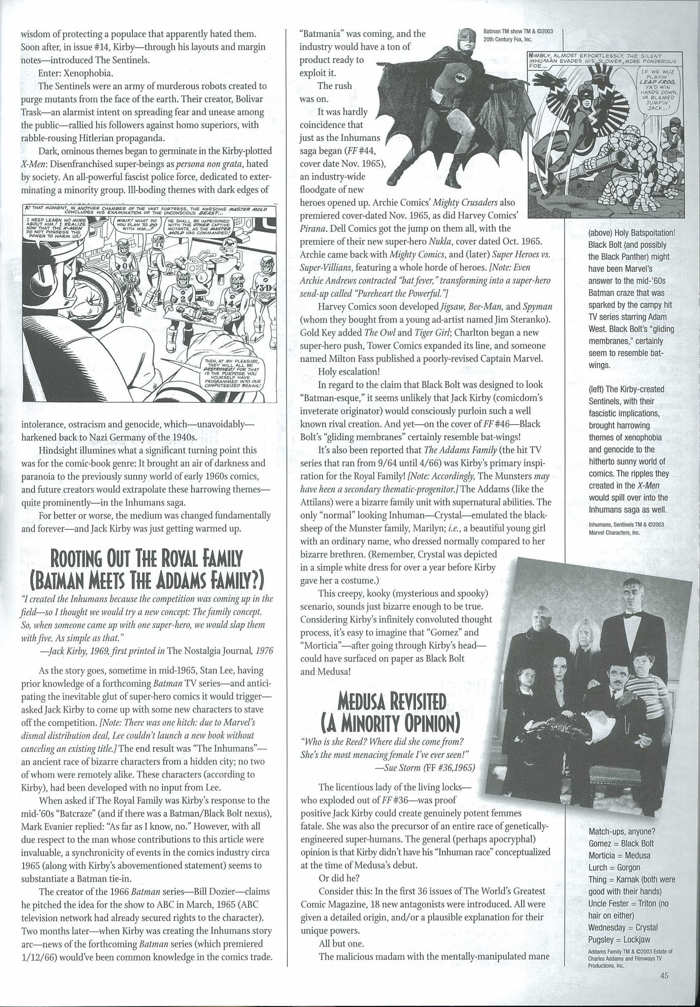 Read online The Jack Kirby Collector comic -  Issue #39 - 47