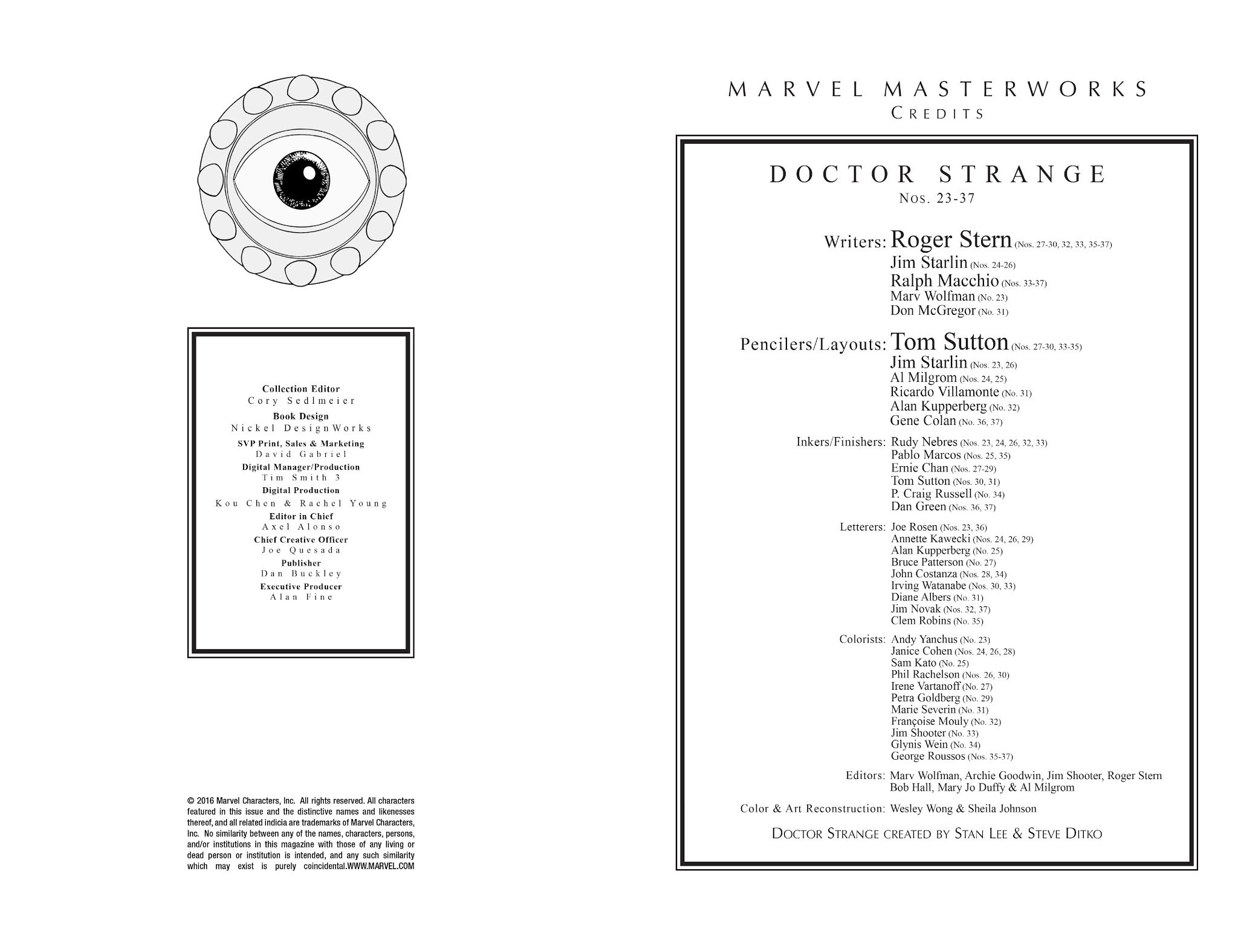 Read online Marvel Masterworks: Doctor Strange comic -  Issue # TPB 7 (Part 1) - 3
