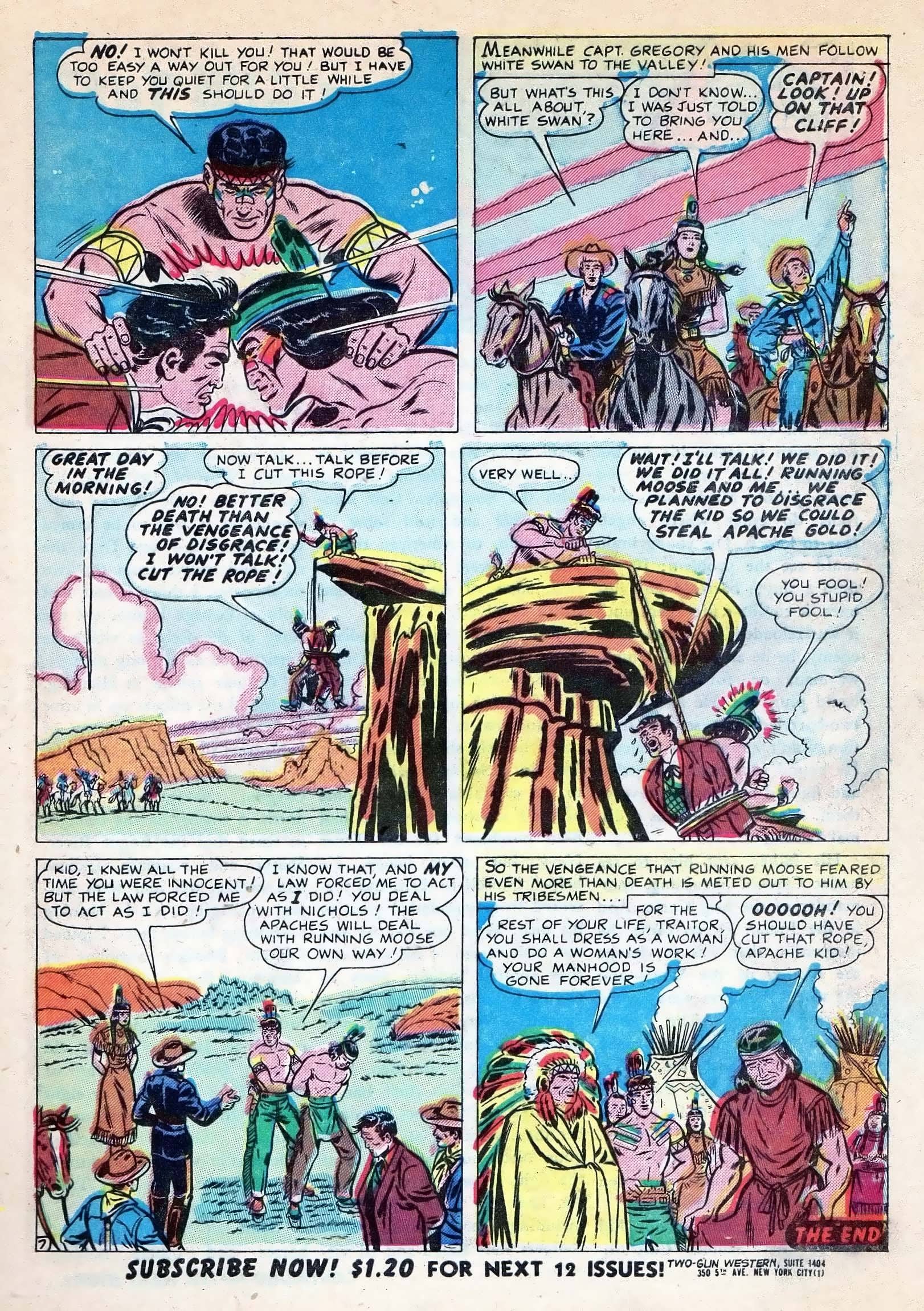 Read online Two Gun Western (1950) comic -  Issue #9 - 8