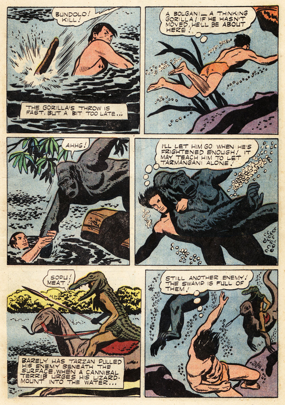 Read online Tarzan (1948) comic -  Issue #71 - 9
