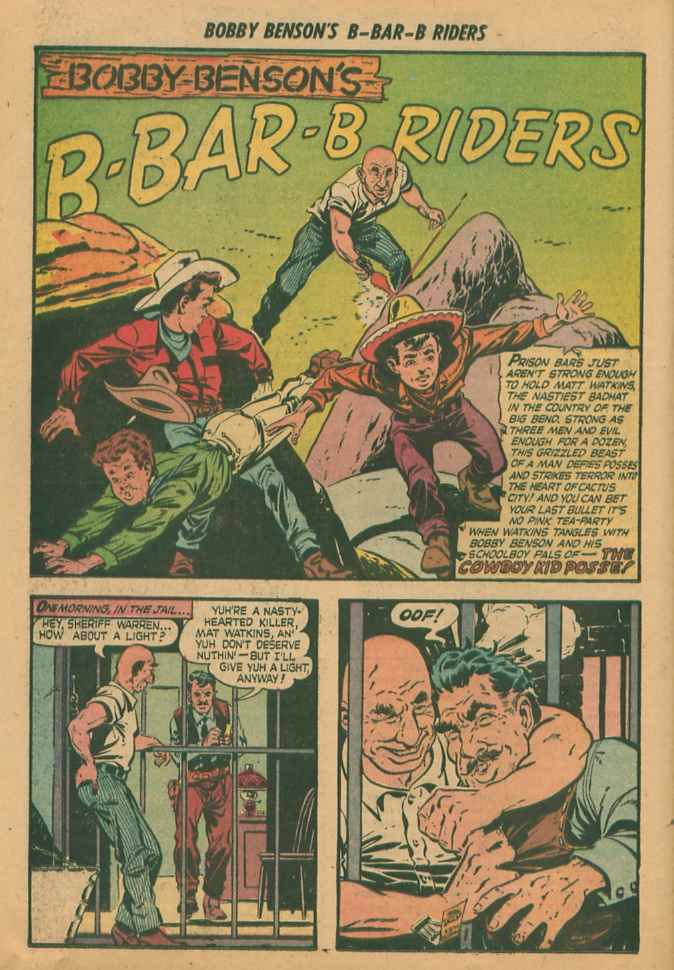 Read online Bobby Benson's B-Bar-B Riders comic -  Issue #4 - 28