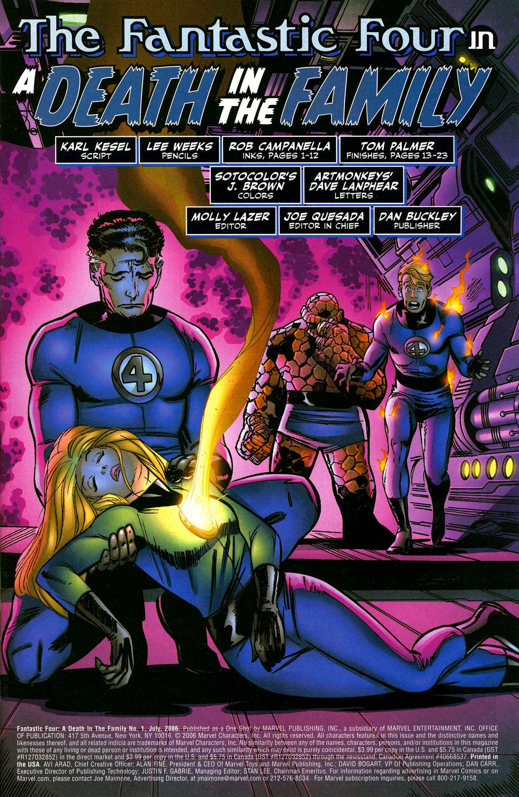 Read online Fantastic Four: A Death in the Family comic -  Issue # Full - 2