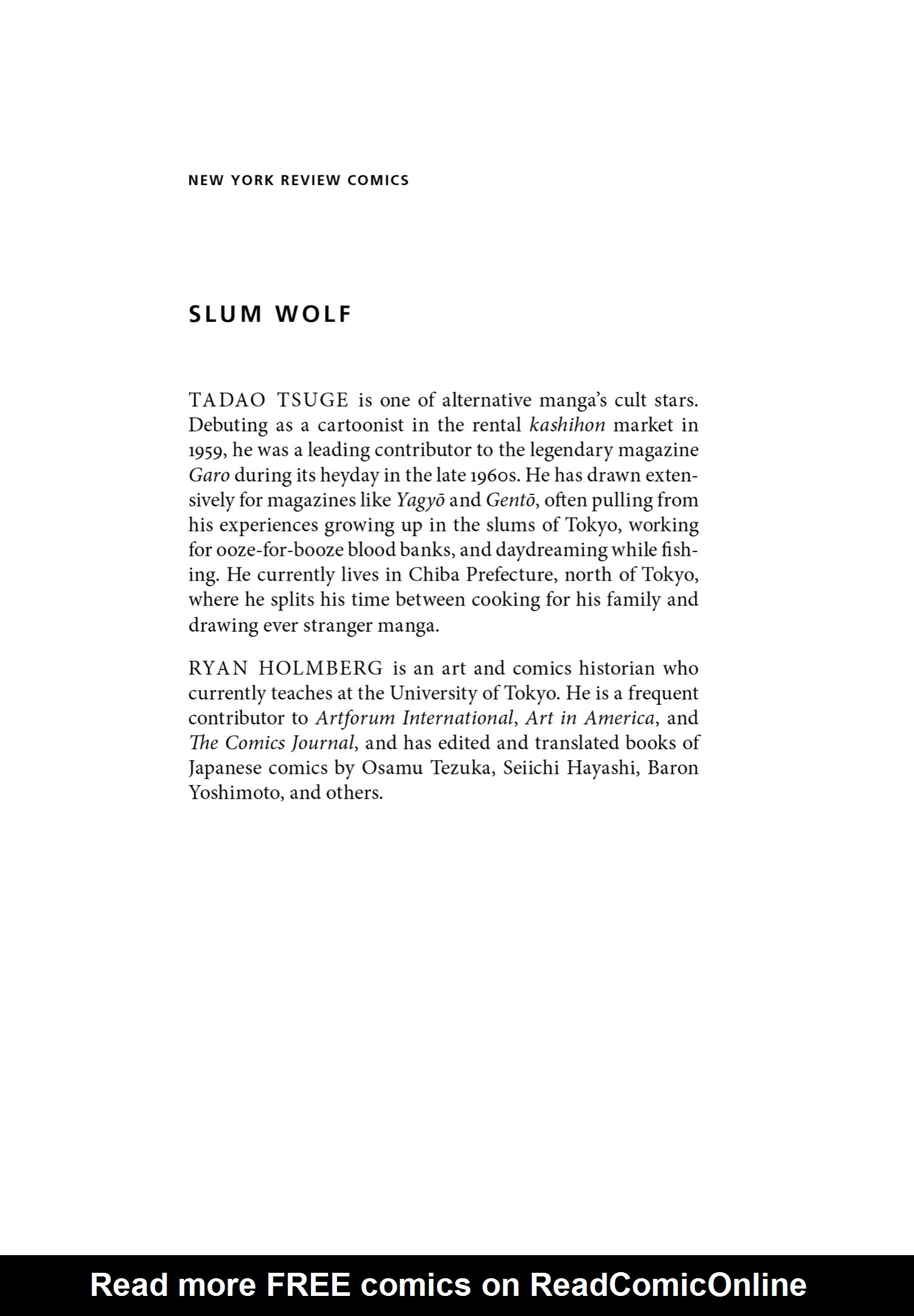 Read online Slum Wolf comic -  Issue # TPB (Part 1) - 2