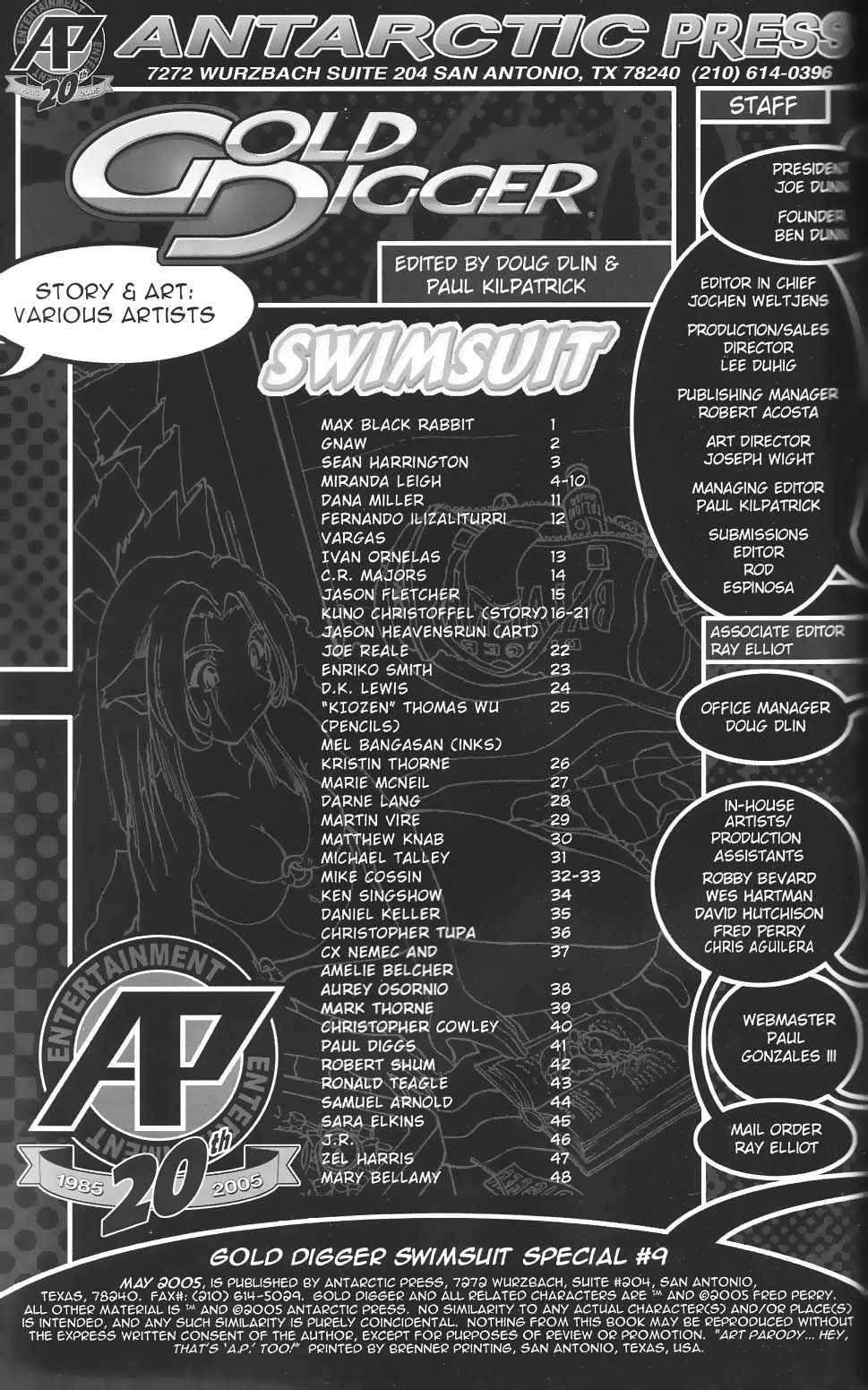 Read online Gold Digger Swimsuit Special comic -  Issue #9 - 2