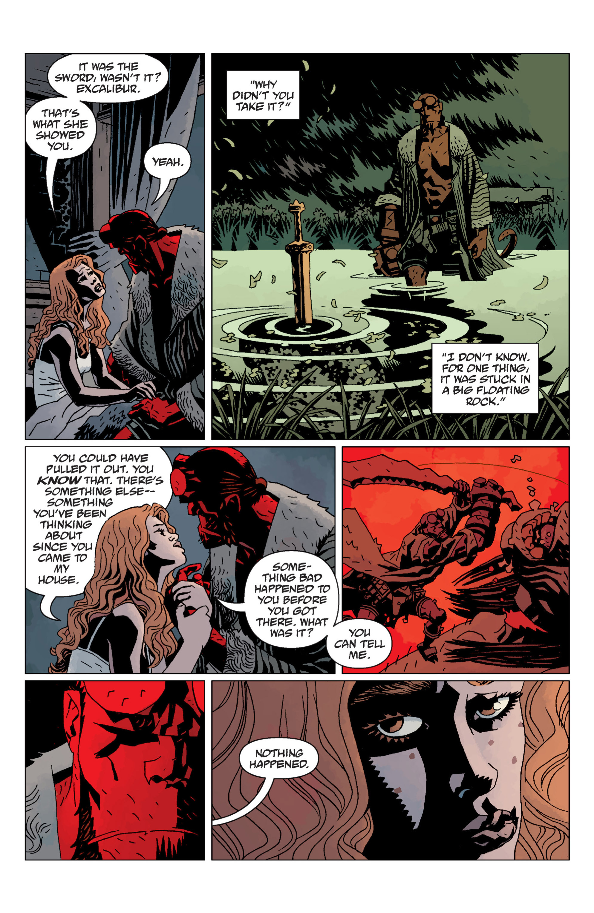 Read online Hellboy comic -  Issue #9 - 140