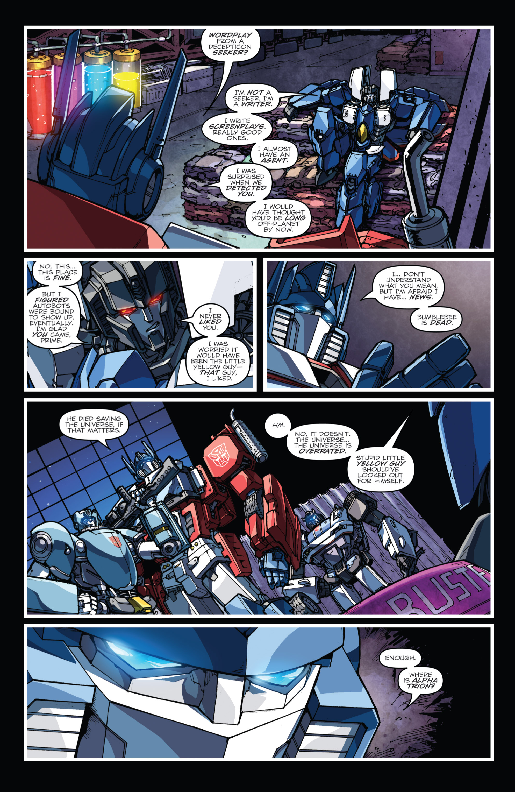 Read online Transformers: Robots In Disguise (2012) comic -  Issue #28 - 22