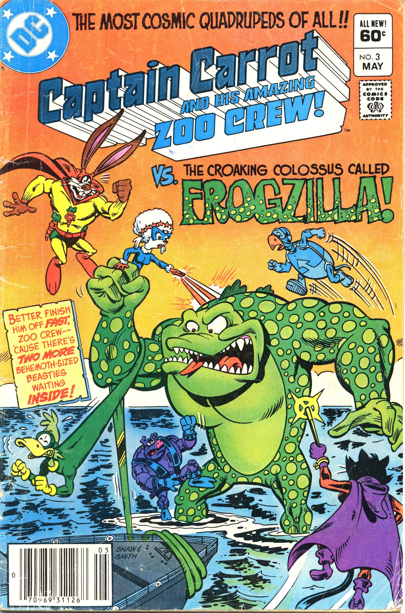 Read online Captain Carrot and His Amazing Zoo Crew! comic -  Issue #3 - 1