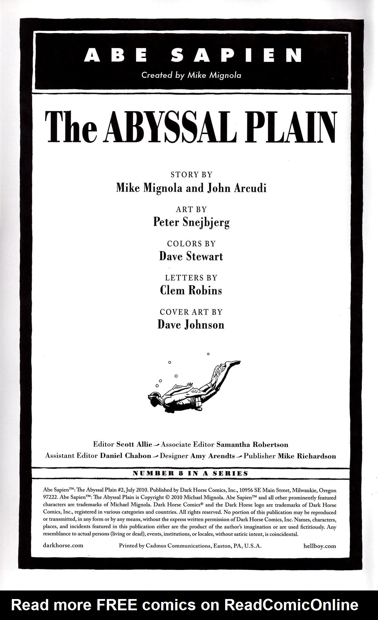 Read online Abe Sapien: The Abyssal Plain comic -  Issue #2 - 2