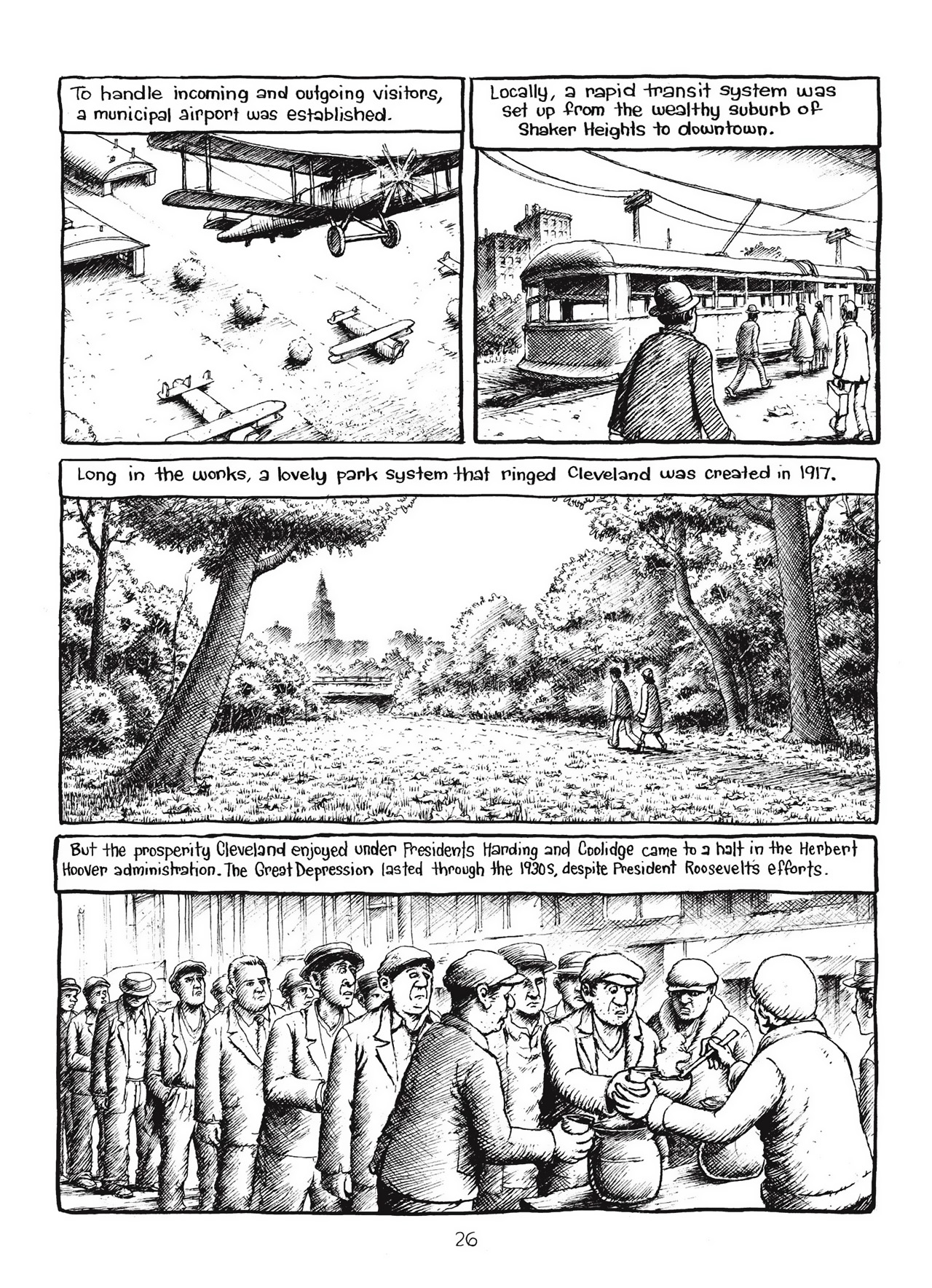 Read online Harvey Pekar's Cleveland comic -  Issue # TPB - 27