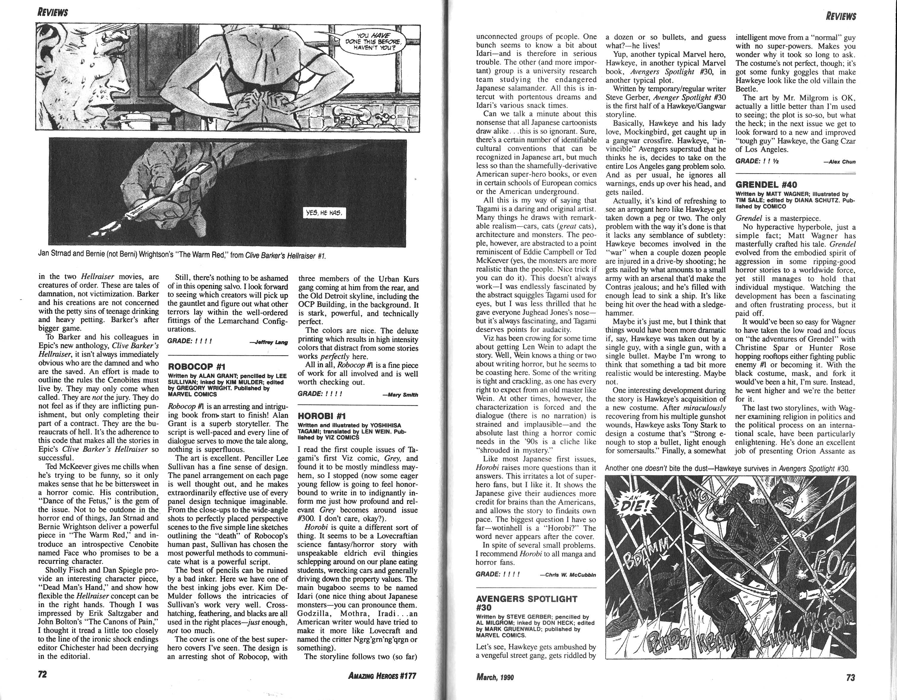 Read online Amazing Heroes comic -  Issue #177 - 37