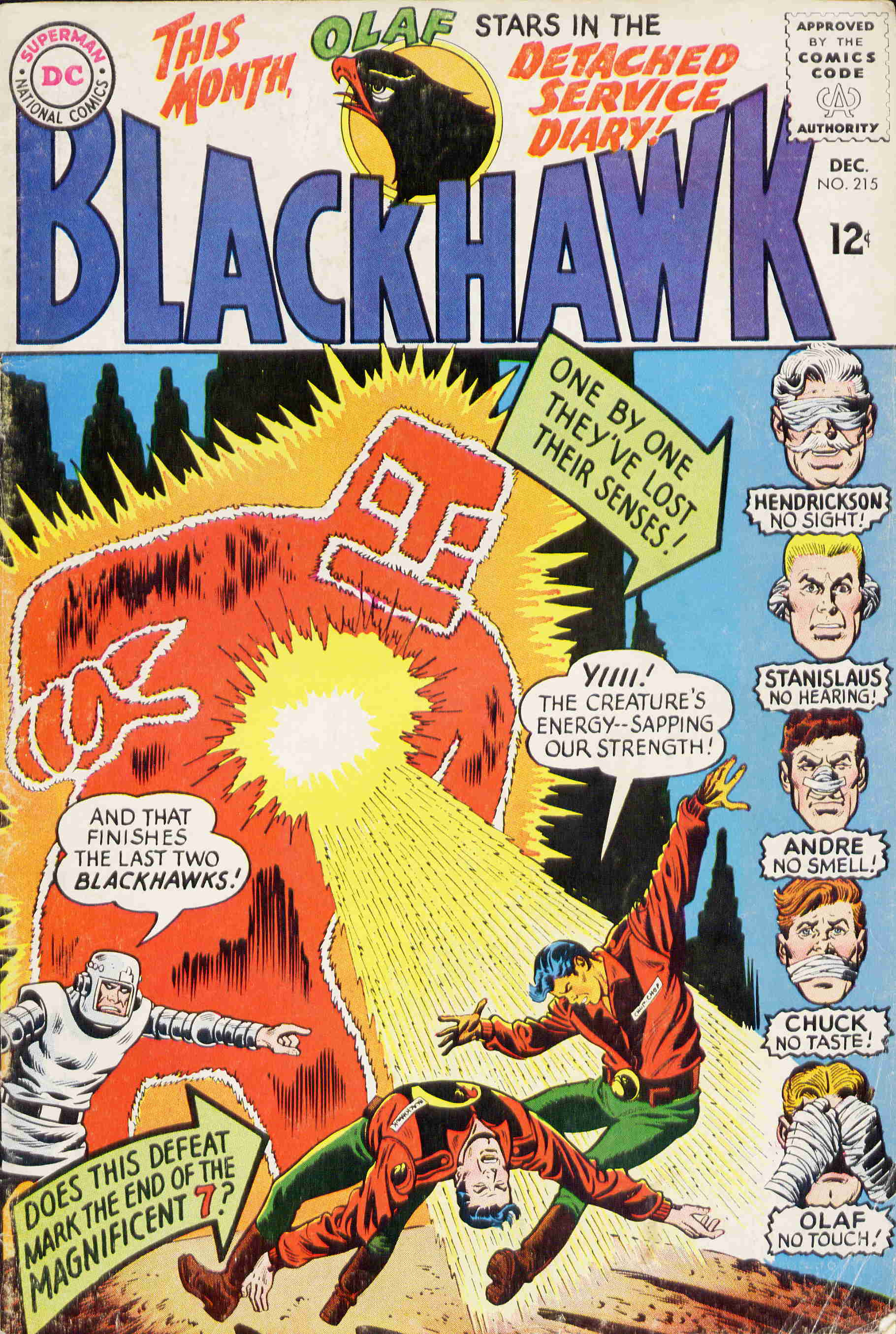 Read online Blackhawk (1957) comic -  Issue #215 - 1