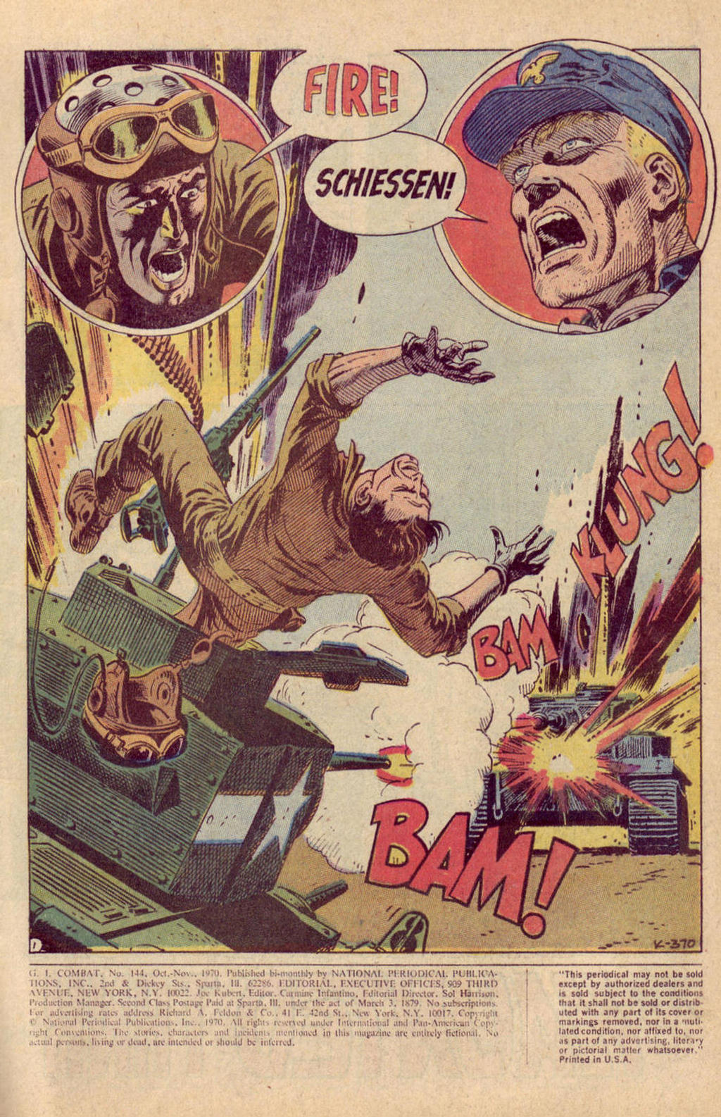 Read online G.I. Combat (1952) comic -  Issue #144 - 3