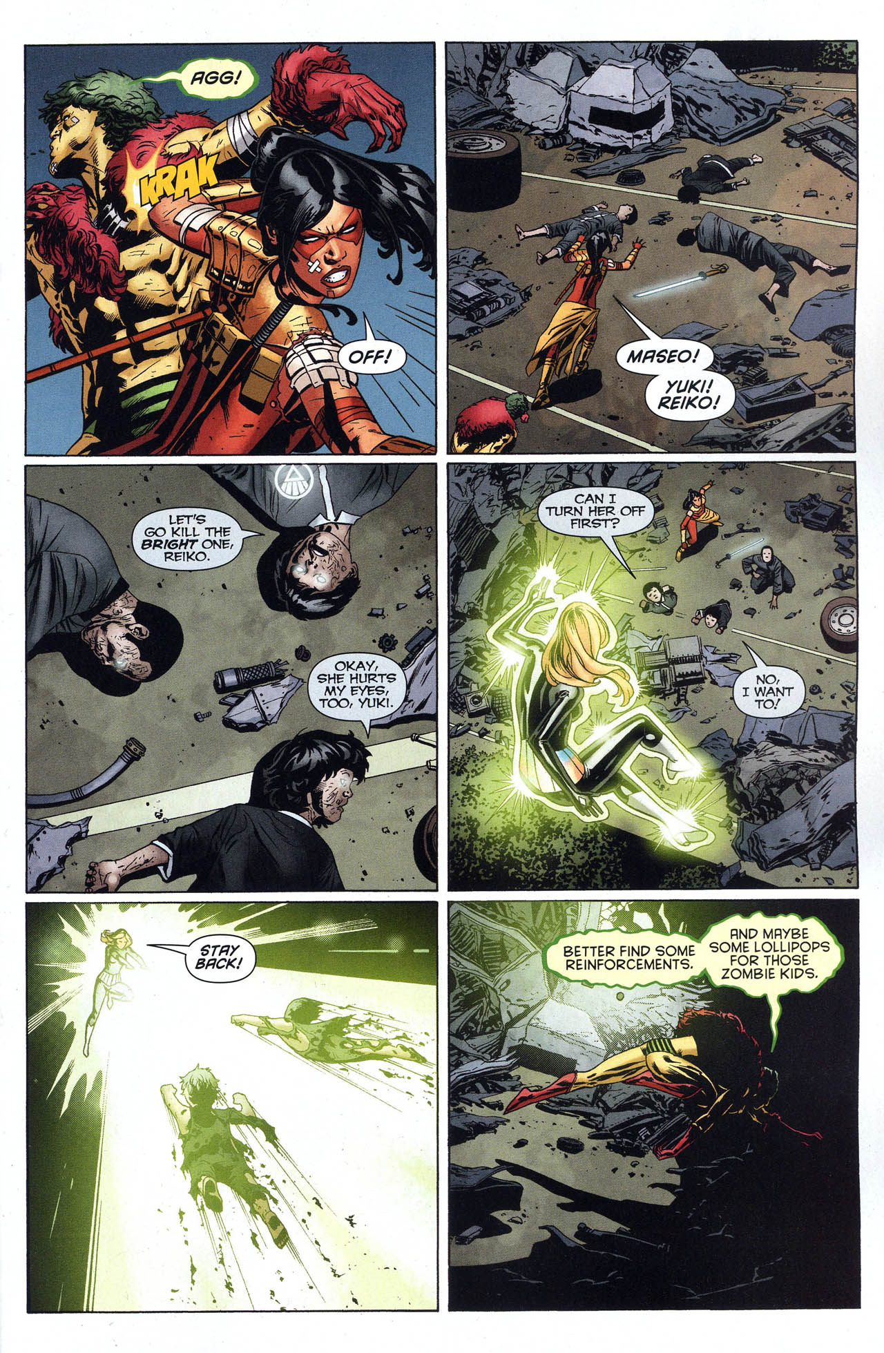 Read online The Outsiders (2009) comic -  Issue #24 - 23