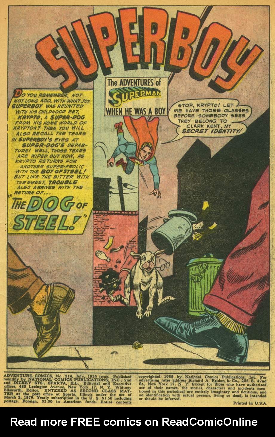 Read online Adventure Comics (1938) comic -  Issue #214 - 3