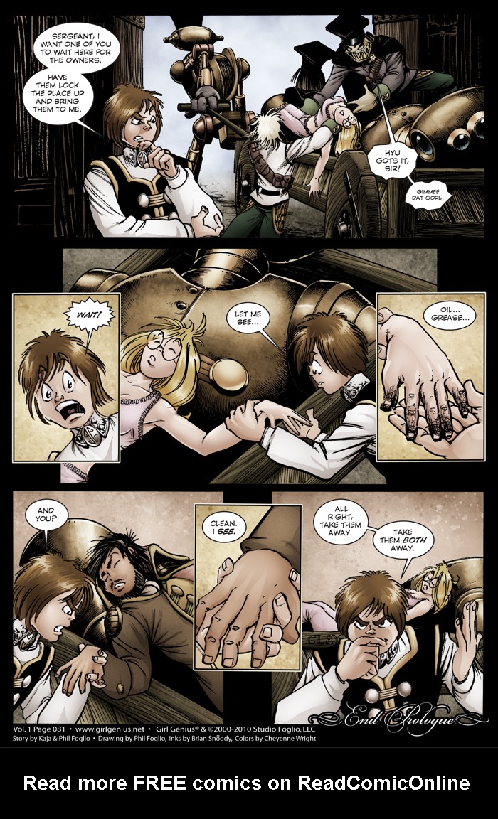 Read online Girl Genius (2002) comic -  Issue #1 - 81