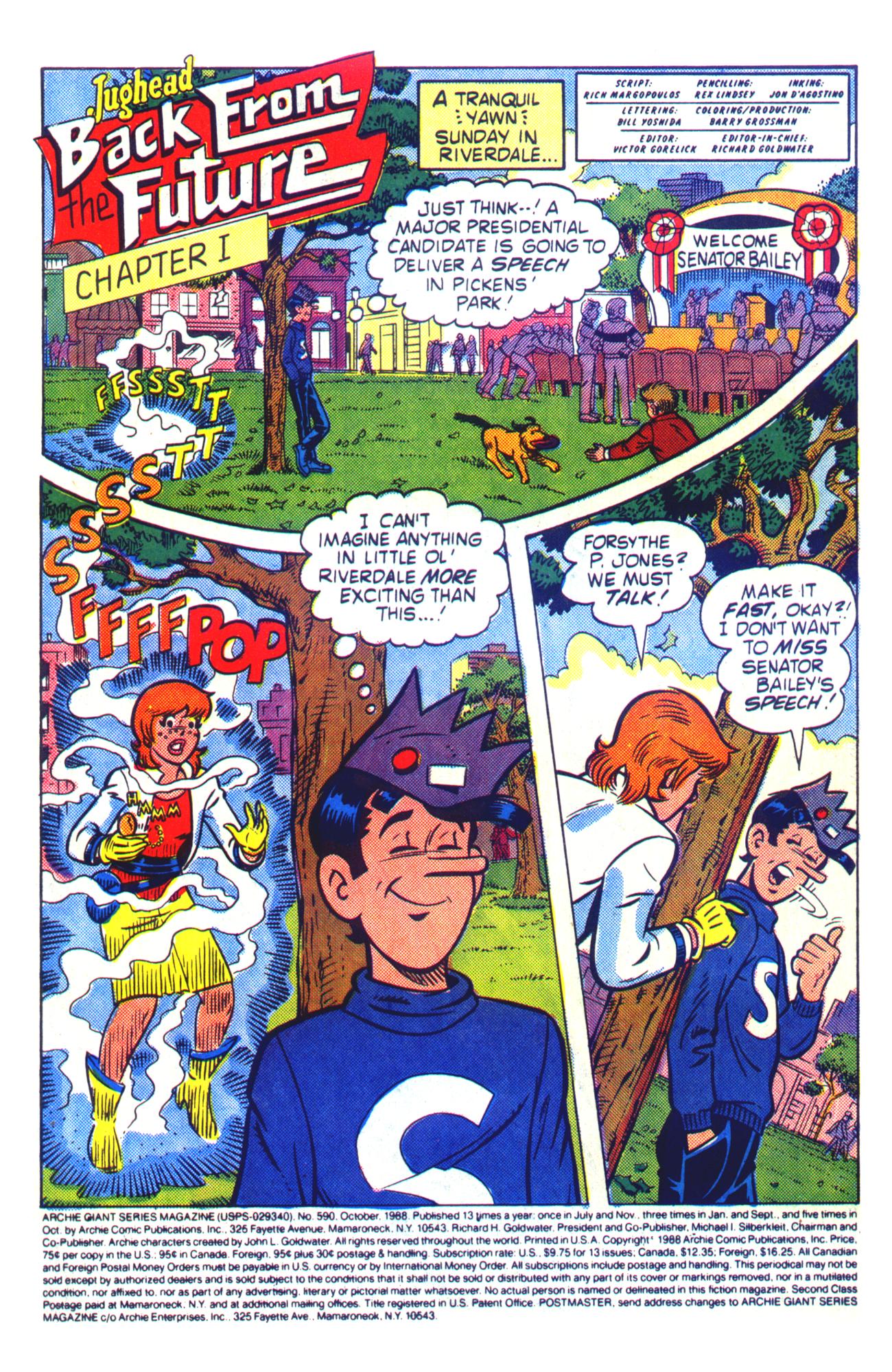 Read online Archie Giant Series Magazine comic -  Issue #590 - 3
