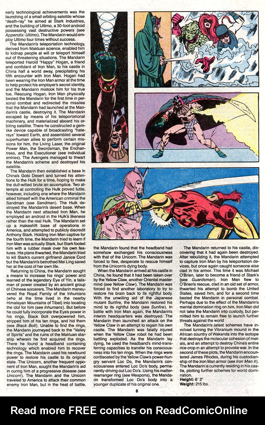 Read online The Official Handbook of the Marvel Universe Deluxe Edition comic -  Issue #8 - 10