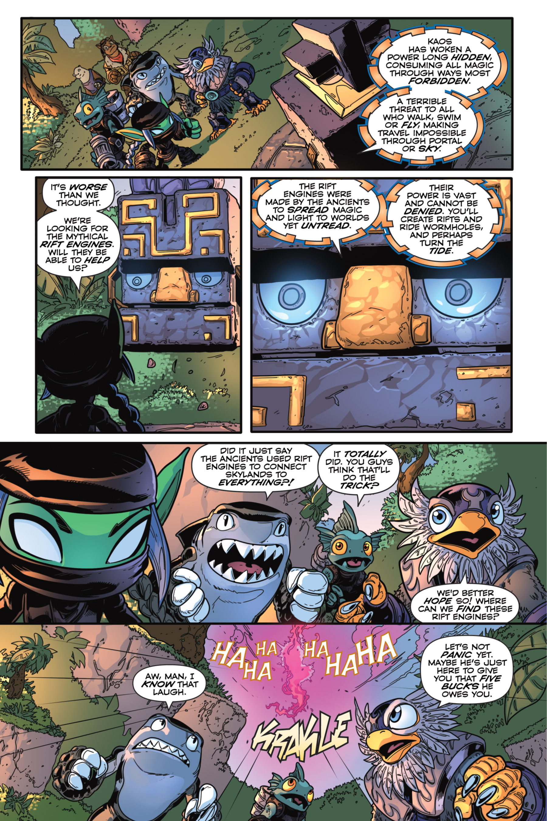 Read online Skylanders: Rift Into Overdrive comic -  Issue # Full - 32