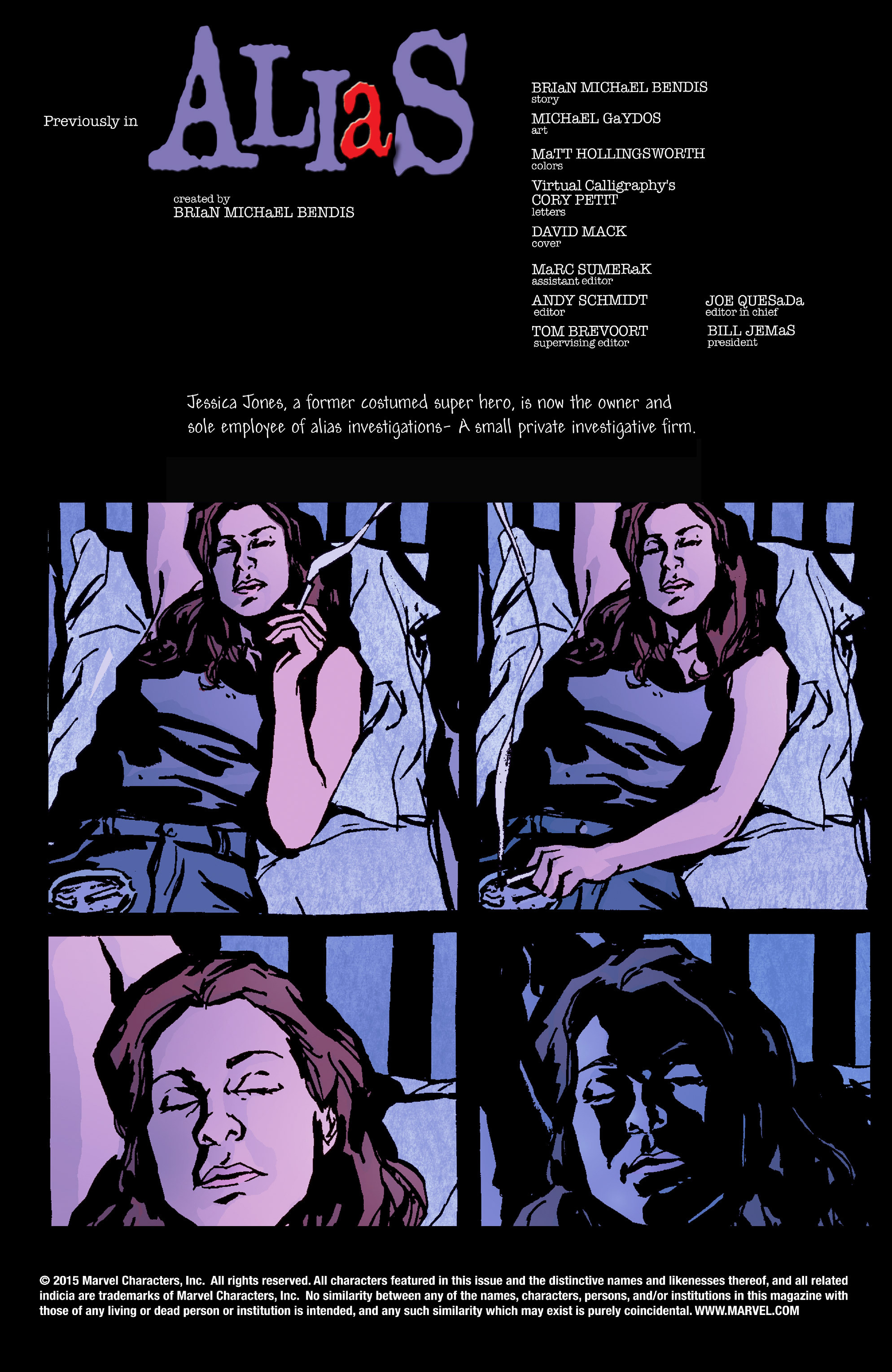 Read online Alias comic -  Issue #27 - 2