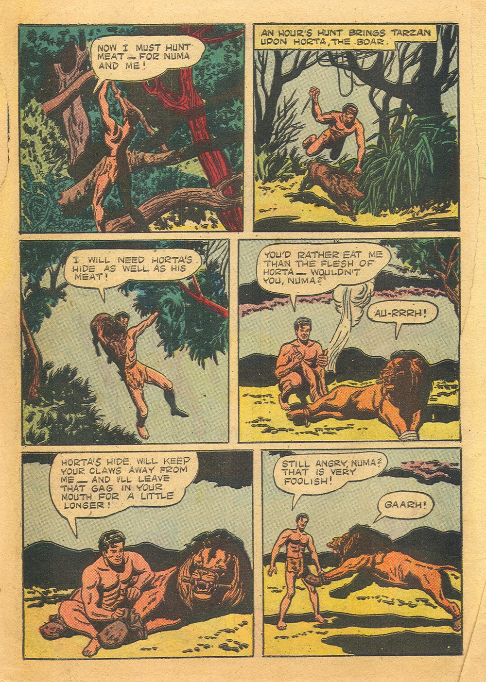 Read online Tarzan (1948) comic -  Issue #11 - 8